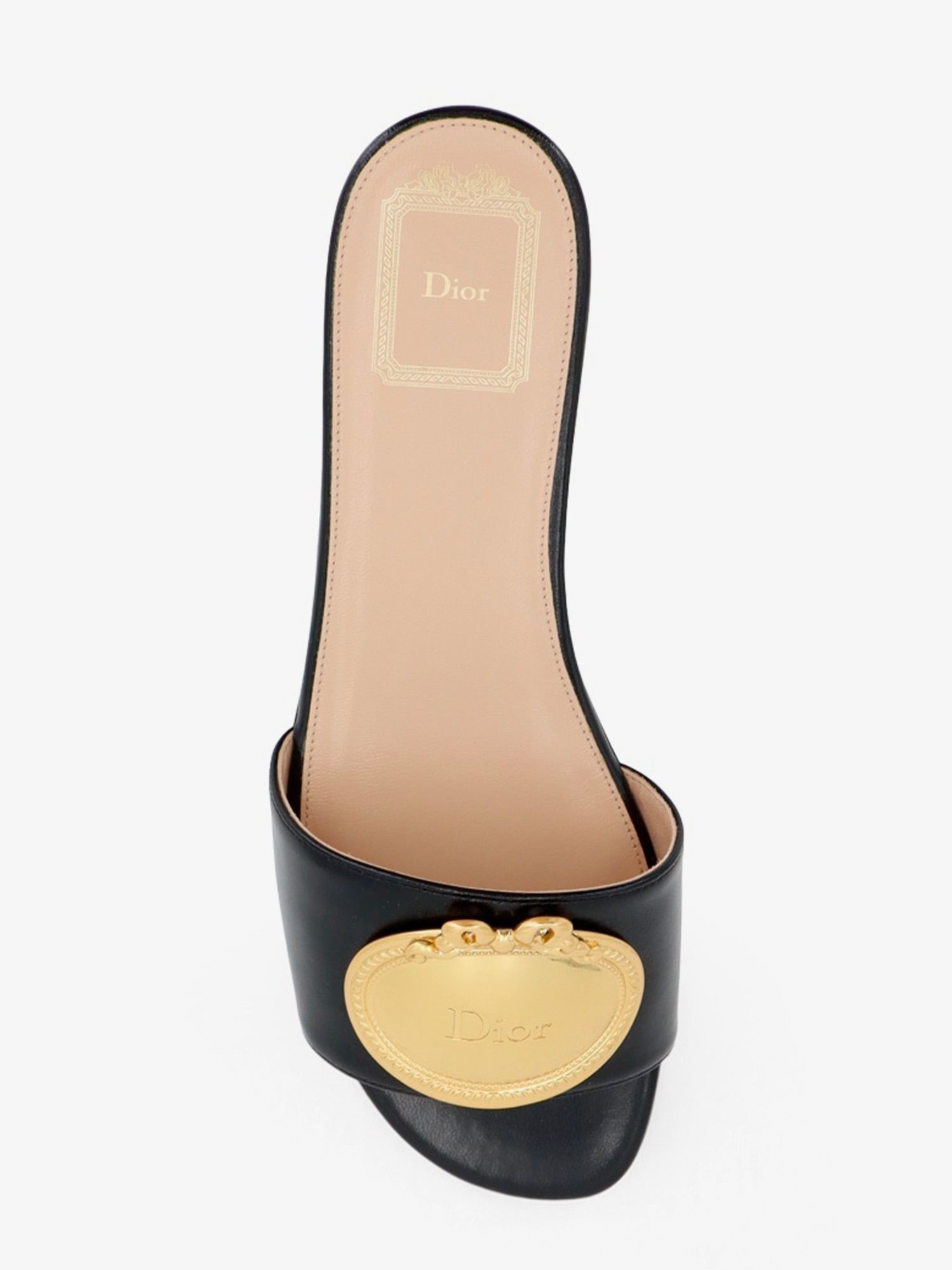 Dior Dior Medaillon Leather Sandals