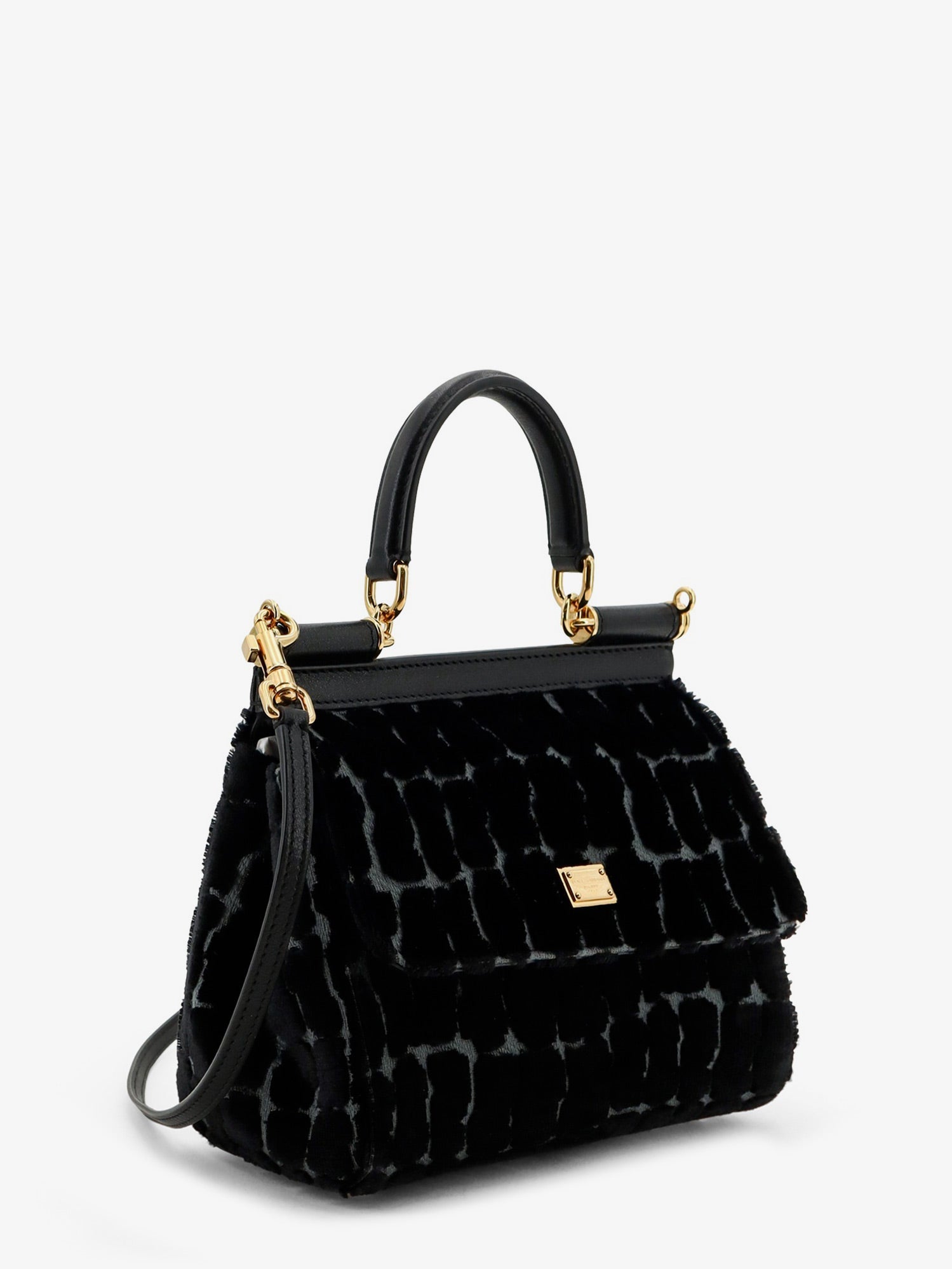 Dolce & Gabbana Sicily Velvet Handbag