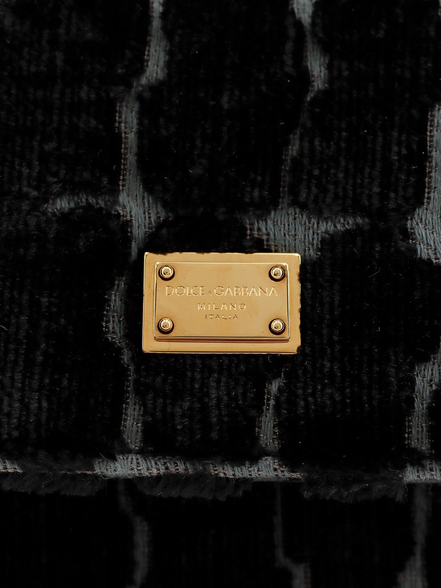 Dolce & Gabbana Sicily Velvet Handbag