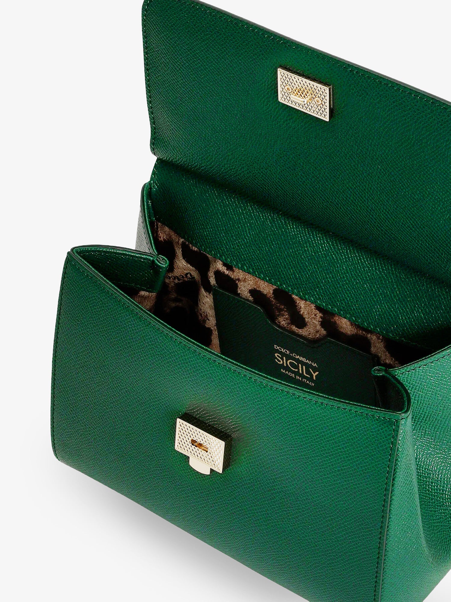 Dolce & Gabbana Sicily Leather Crossbody Bag
