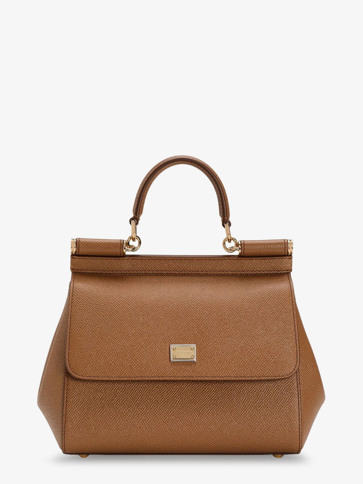 Dolce & Gabbana Sicily Medium Leather Shoulder Bag