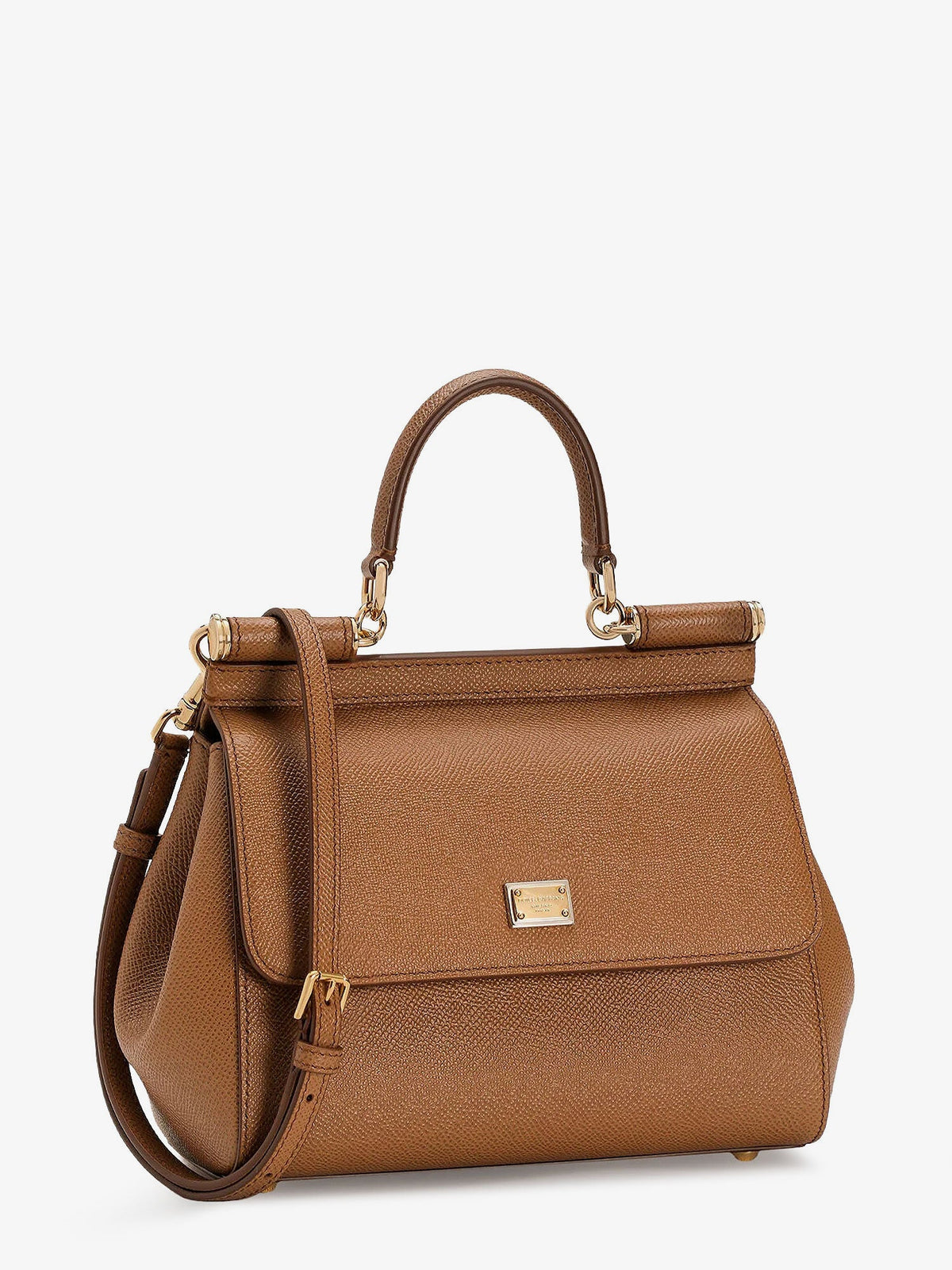 Dolce & Gabbana Sicily Medium Leather Shoulder Bag