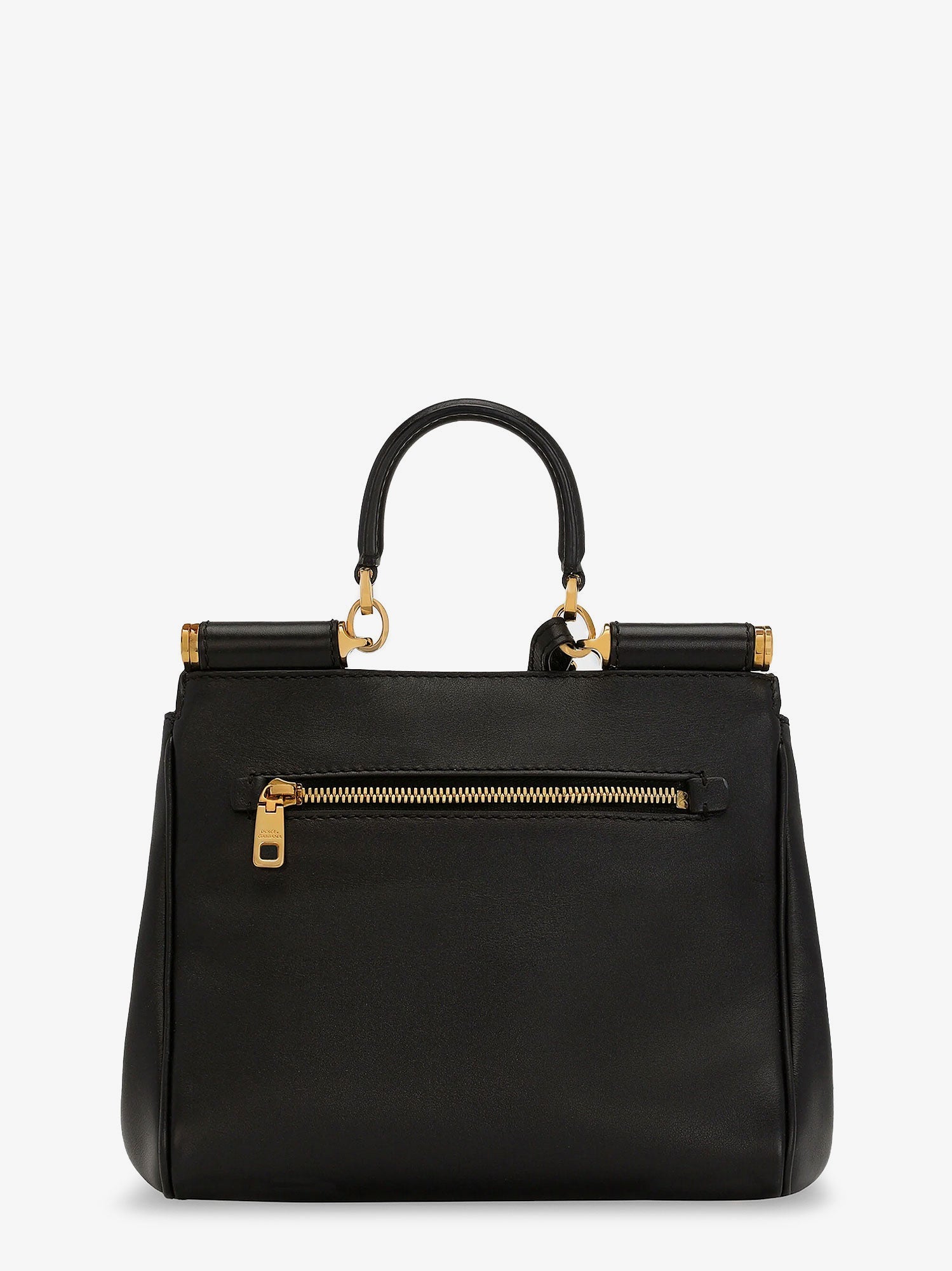 Dolce & Gabbana My Sicily Leather Handbag