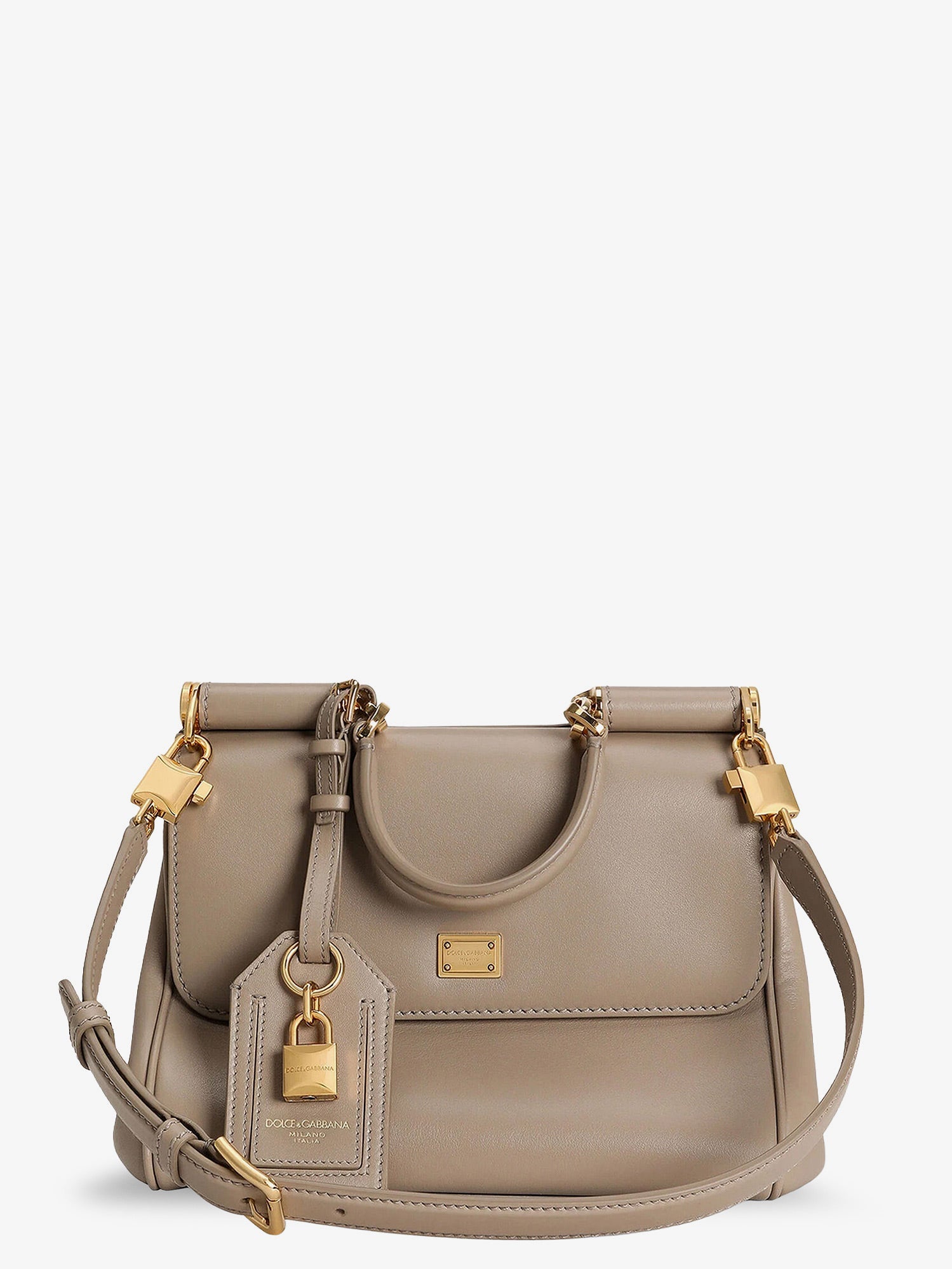 Dolce & Gabbana My Sicily Leather Handbag
