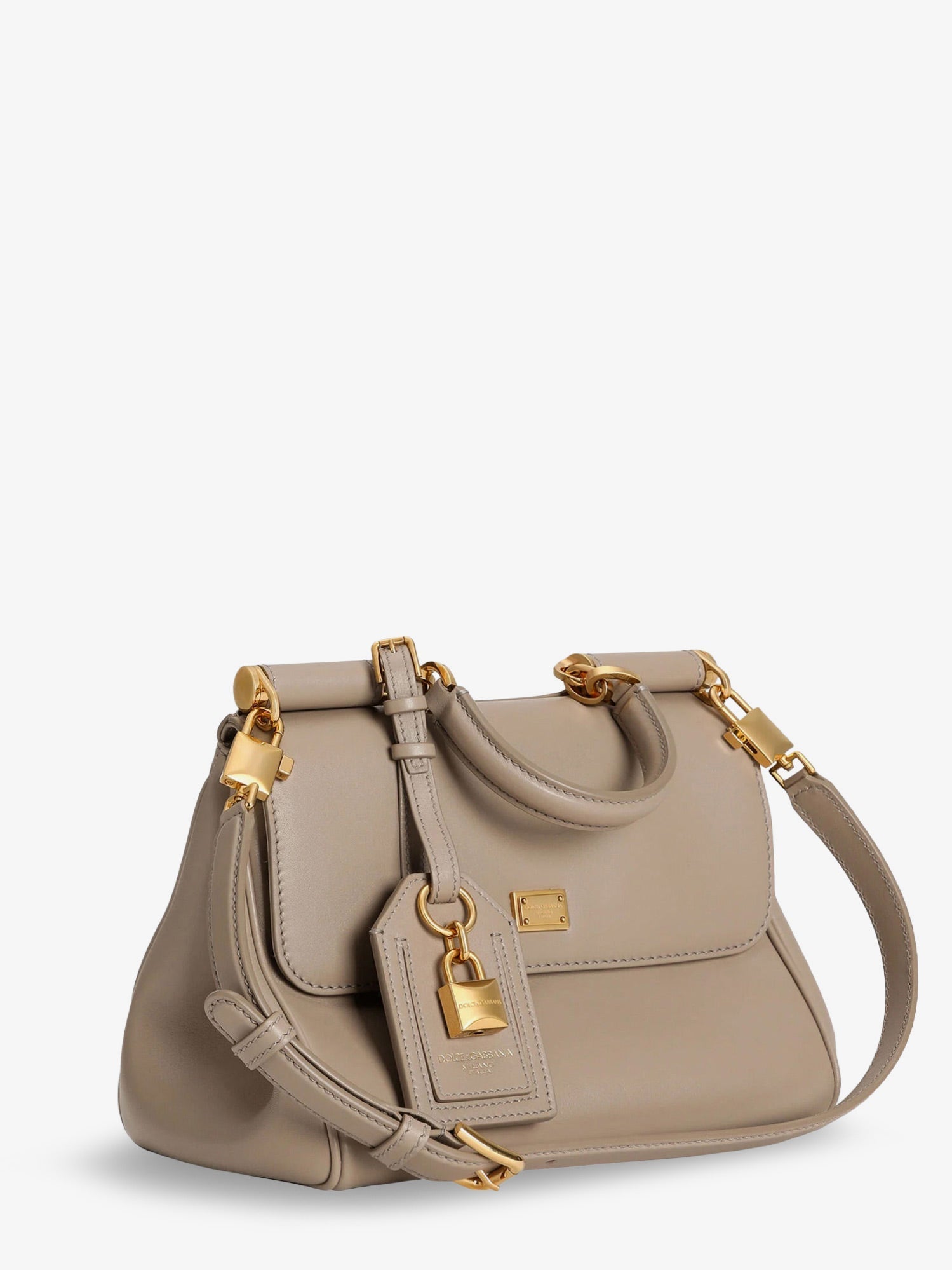 Dolce & Gabbana My Sicily Leather Handbag