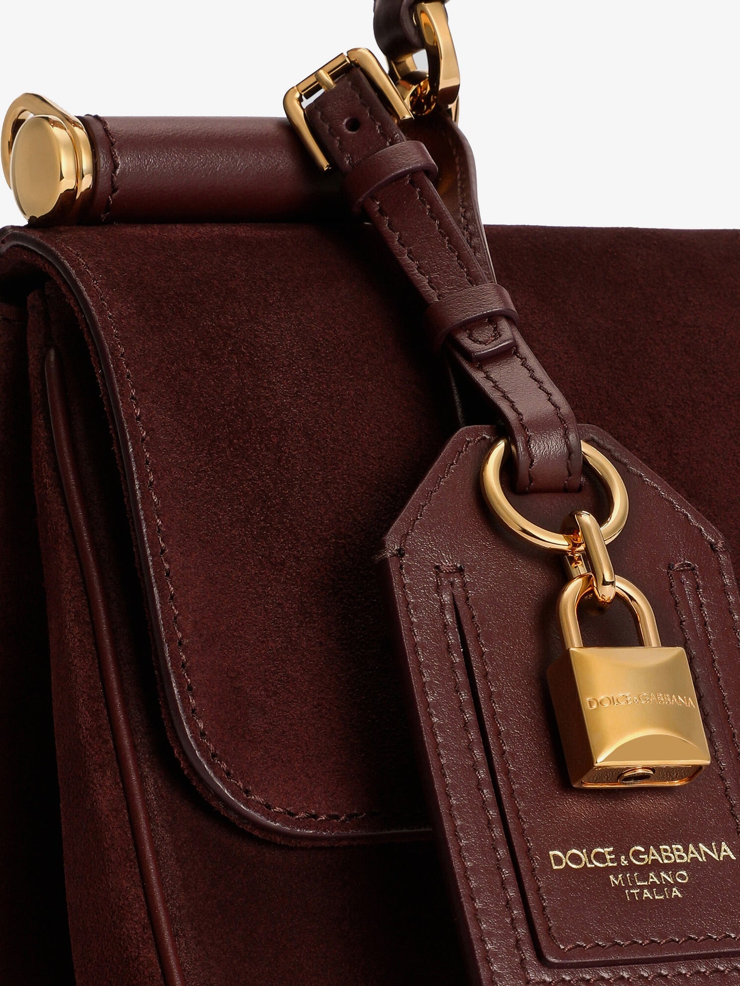 Dolce & Gabbana My Sicily Suede Handbag