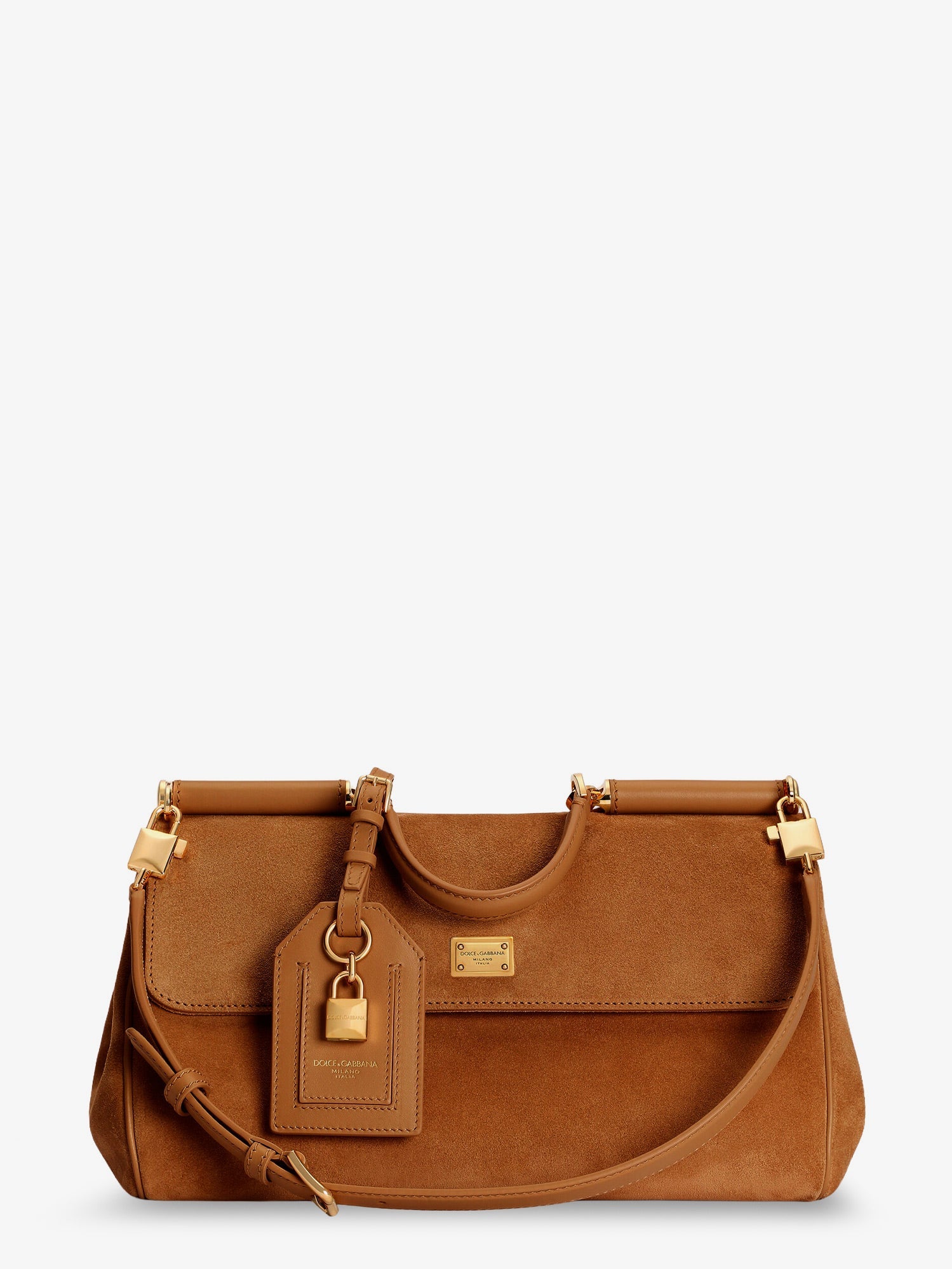 Dolce & Gabbana My Sicily Suede Shoulder Bag