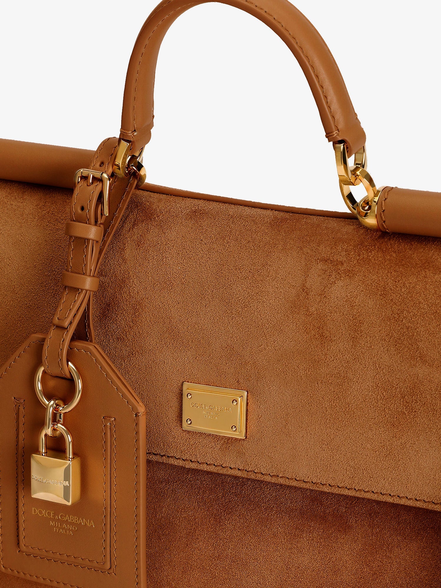 Dolce & Gabbana My Sicily Suede Shoulder Bag