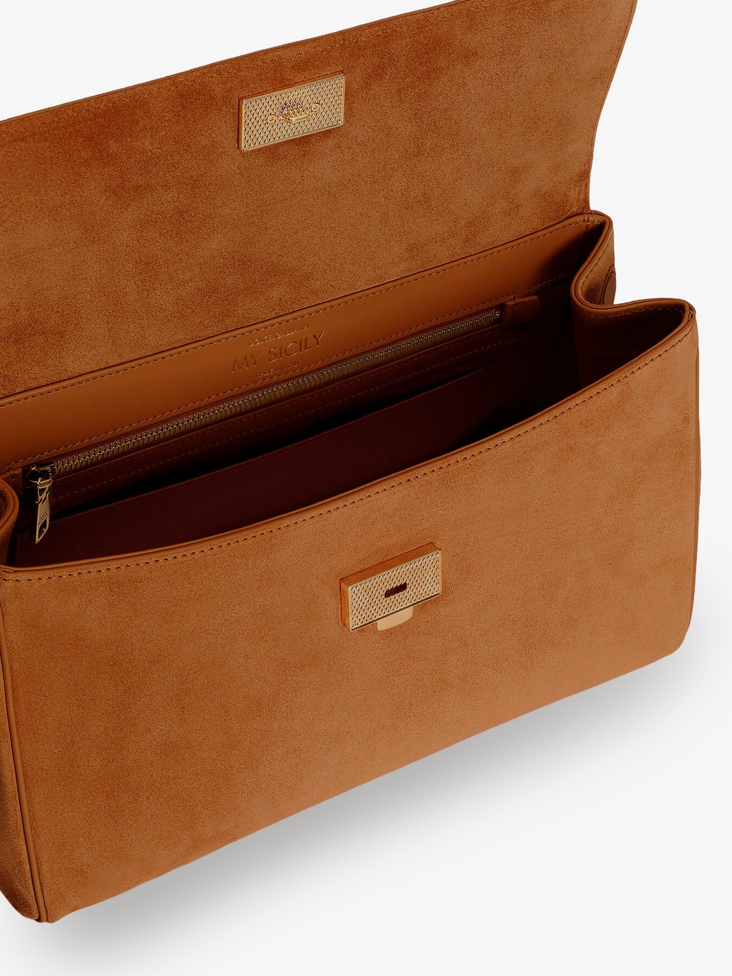 Dolce & Gabbana My Sicily Suede Shoulder Bag