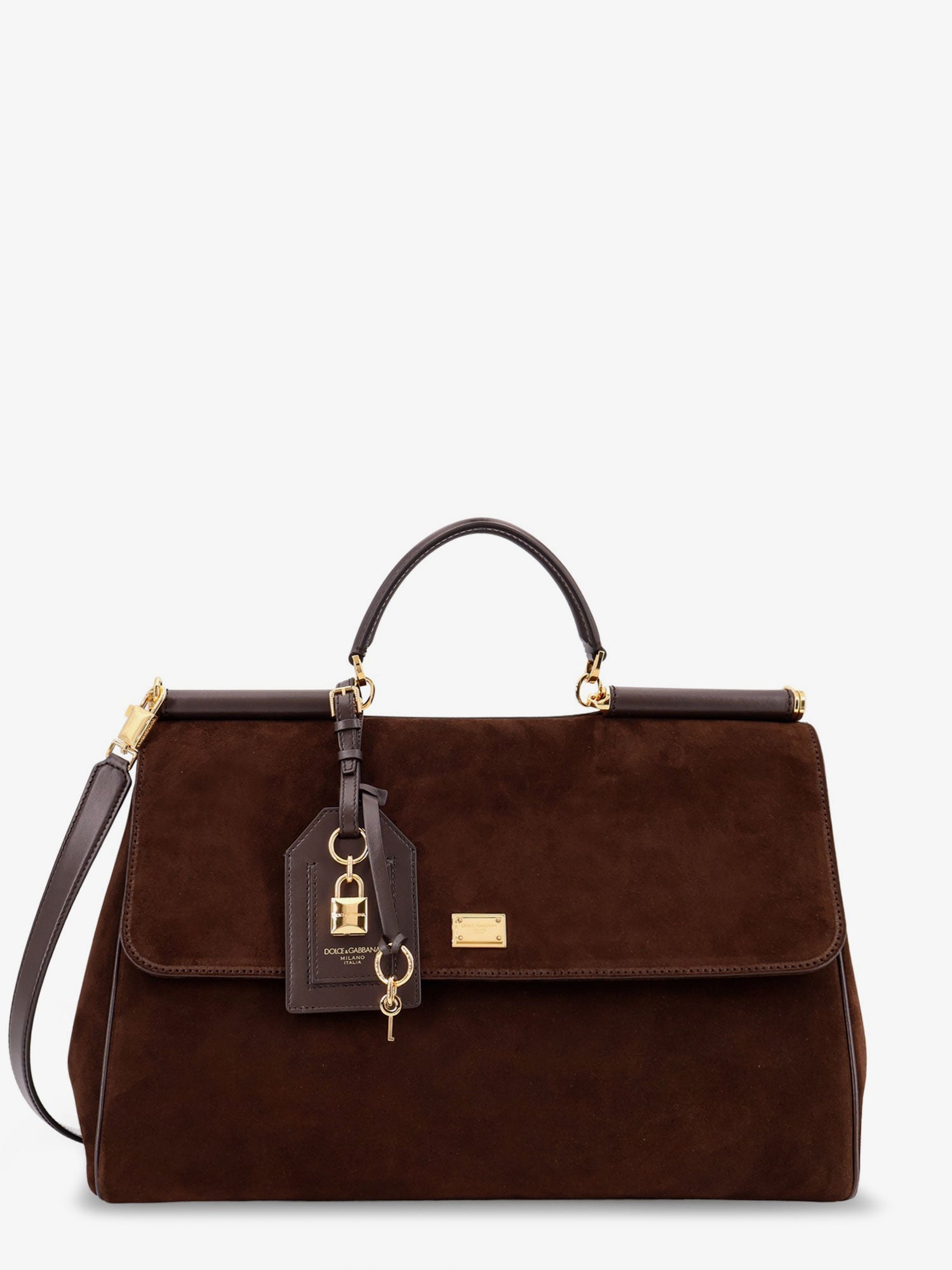 Dolce & Gabbana My Sicily Suede Handbag