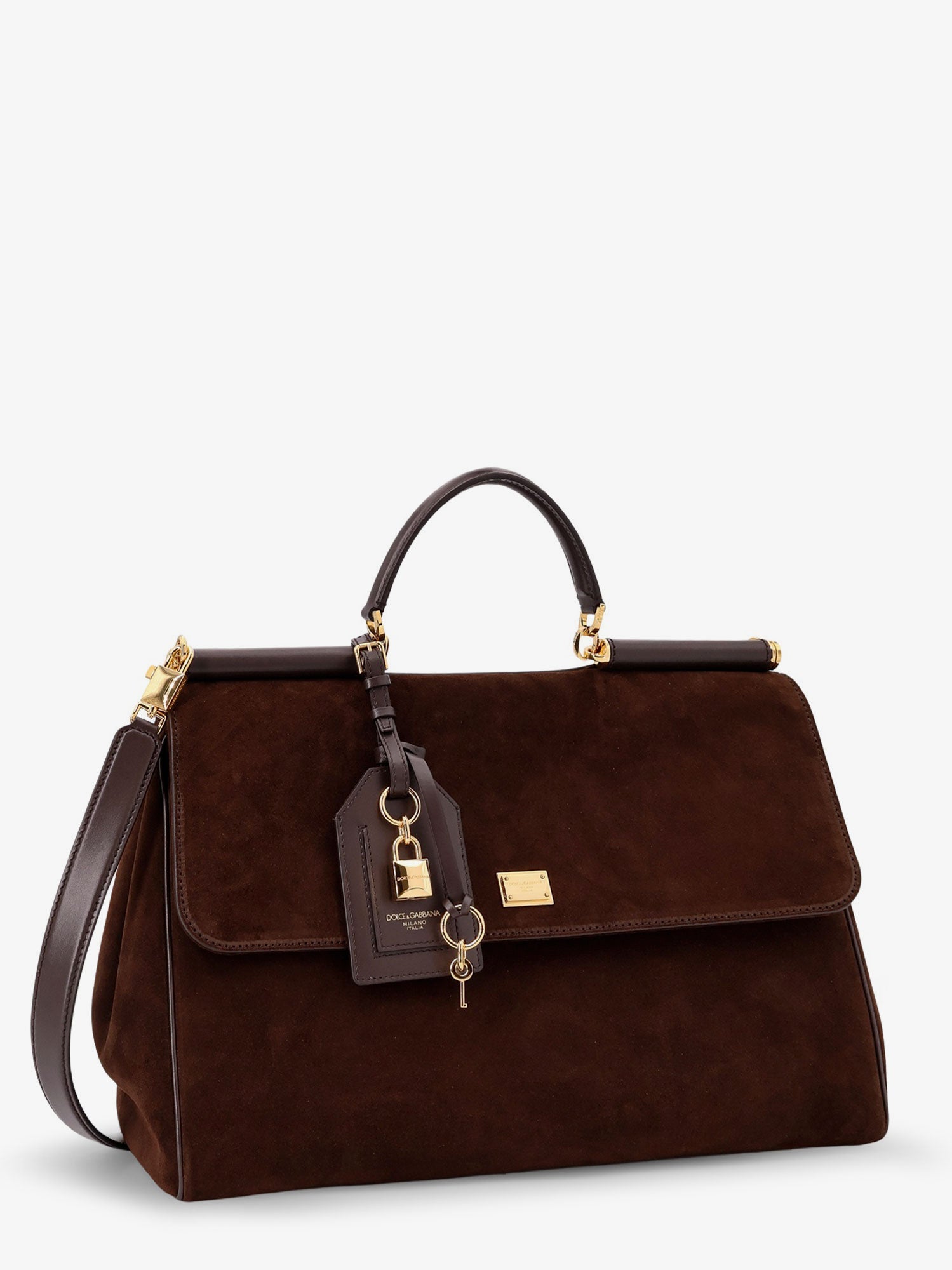 Dolce & Gabbana My Sicily Suede Handbag
