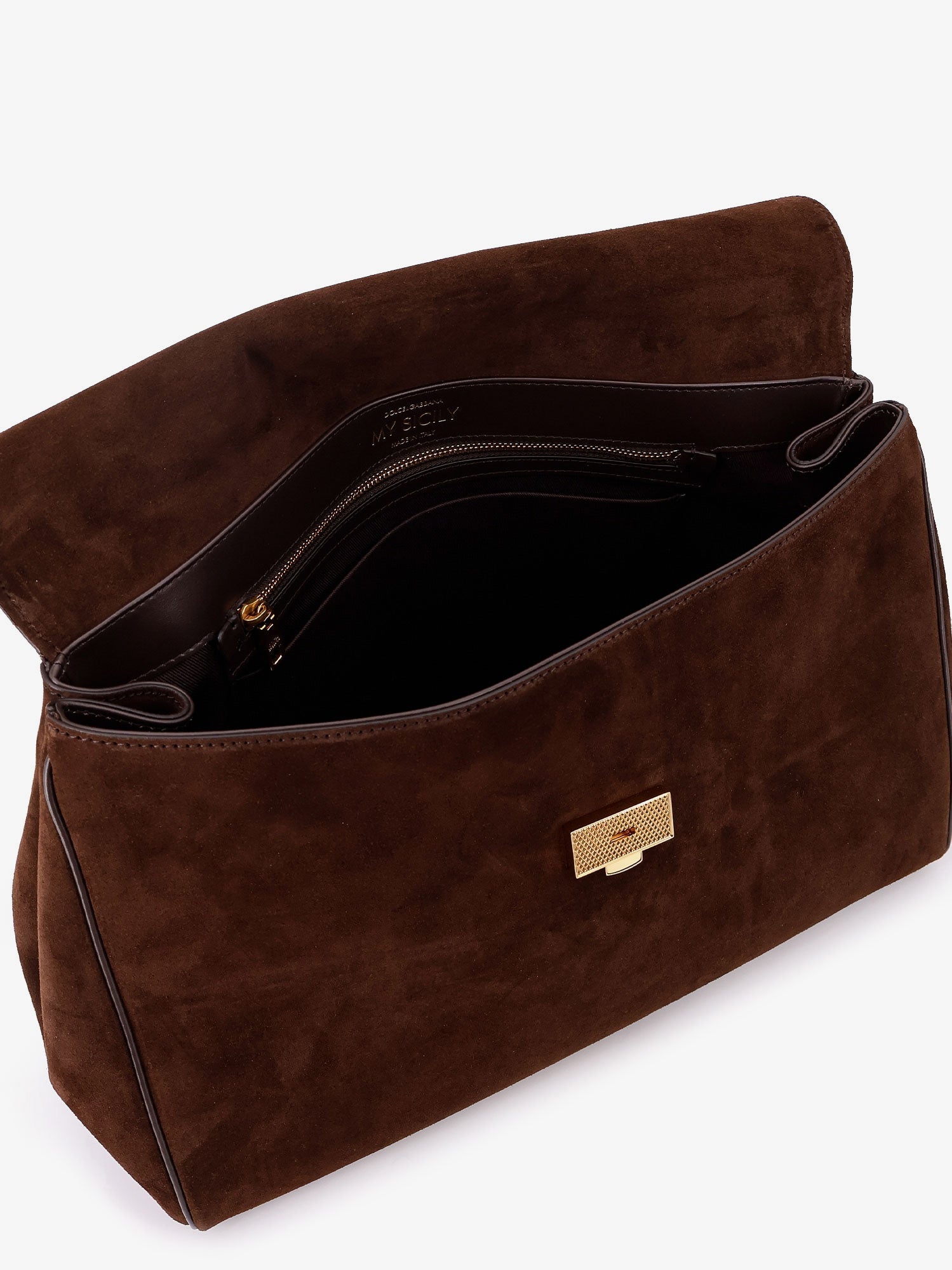 Dolce & Gabbana My Sicily Suede Handbag