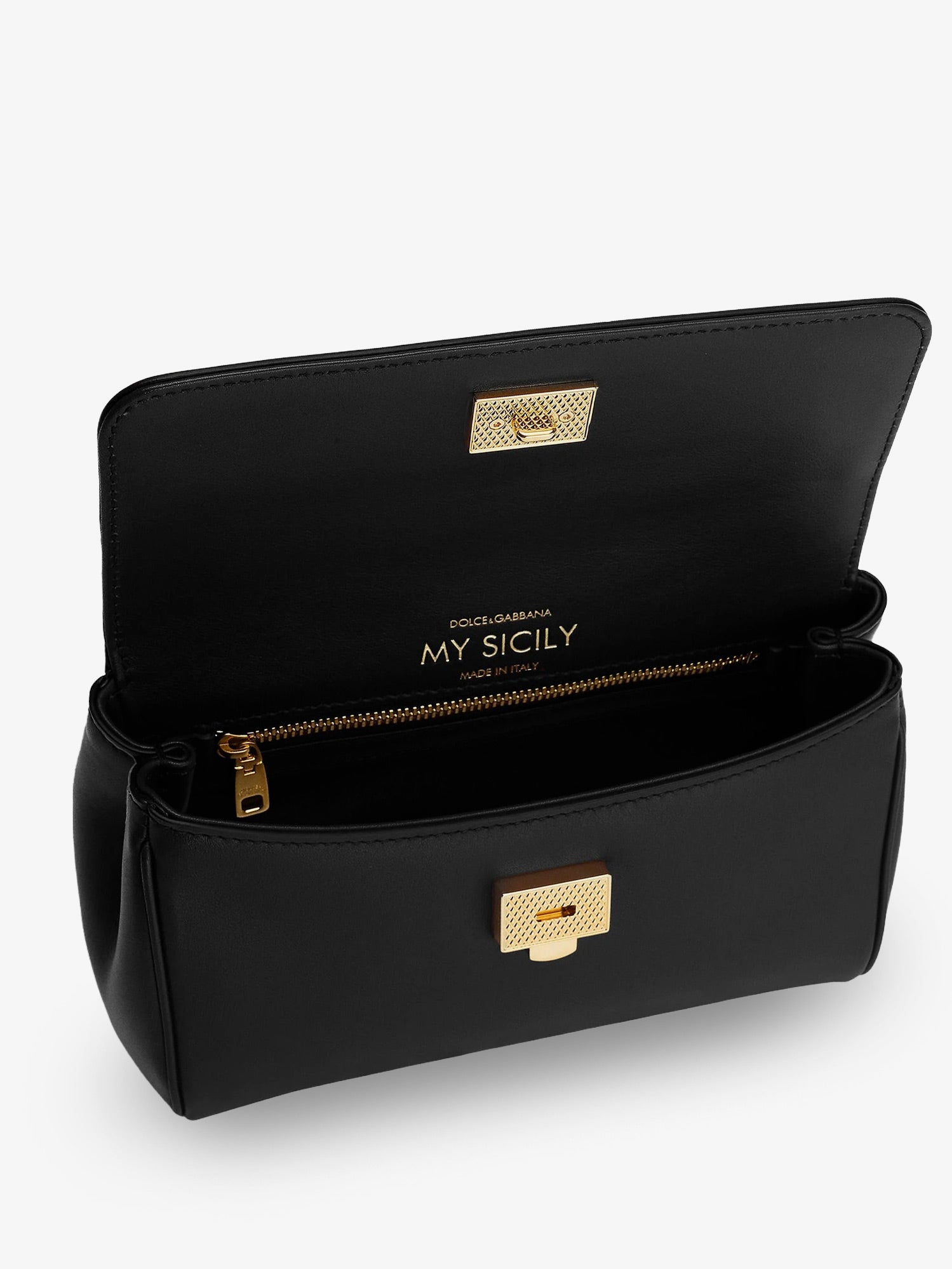 Dolce & Gabbana My Sicily Mini Leather Handbag