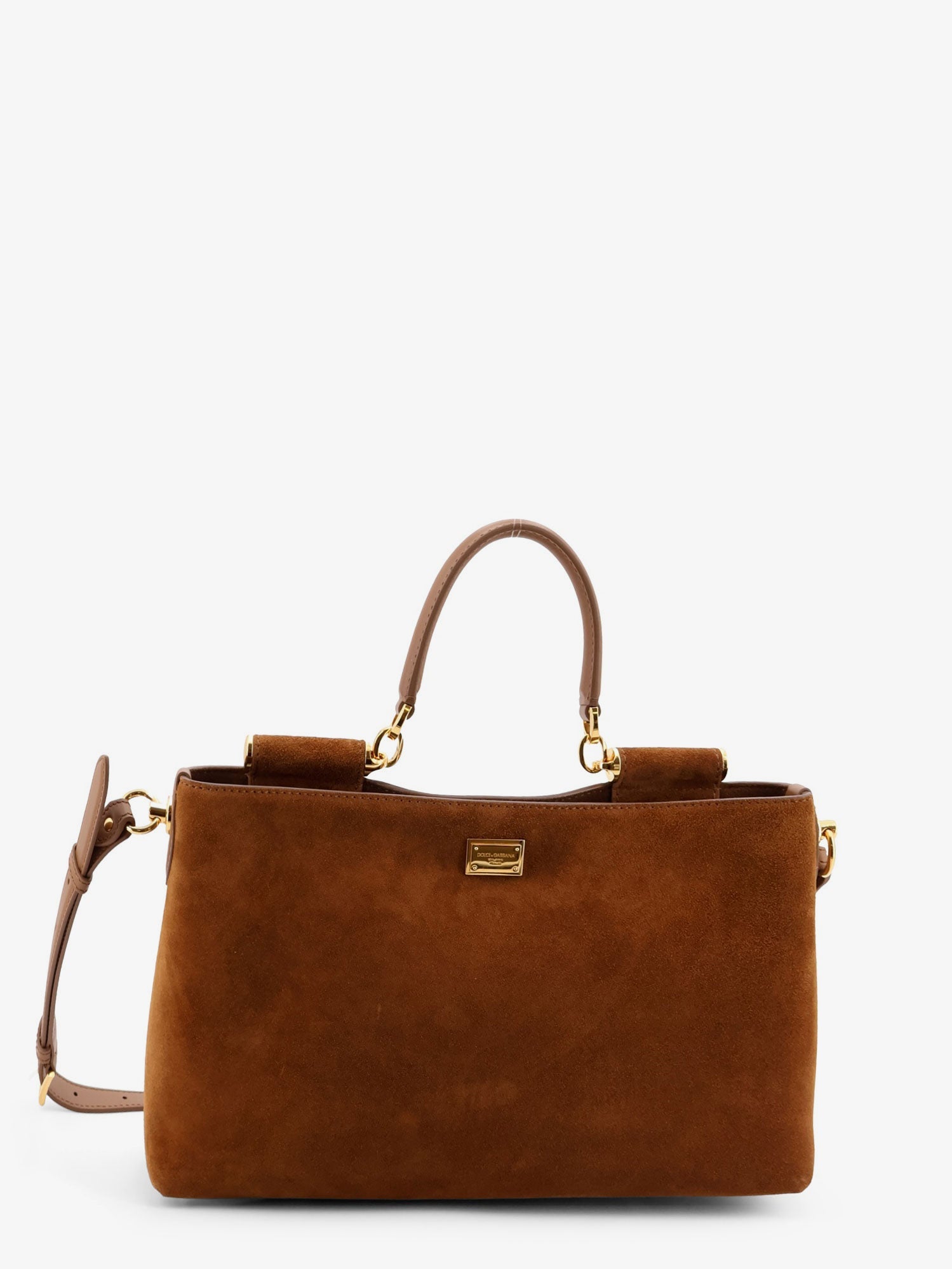 Dolce & Gabbana Vittoria Suede Crossbody Bag
