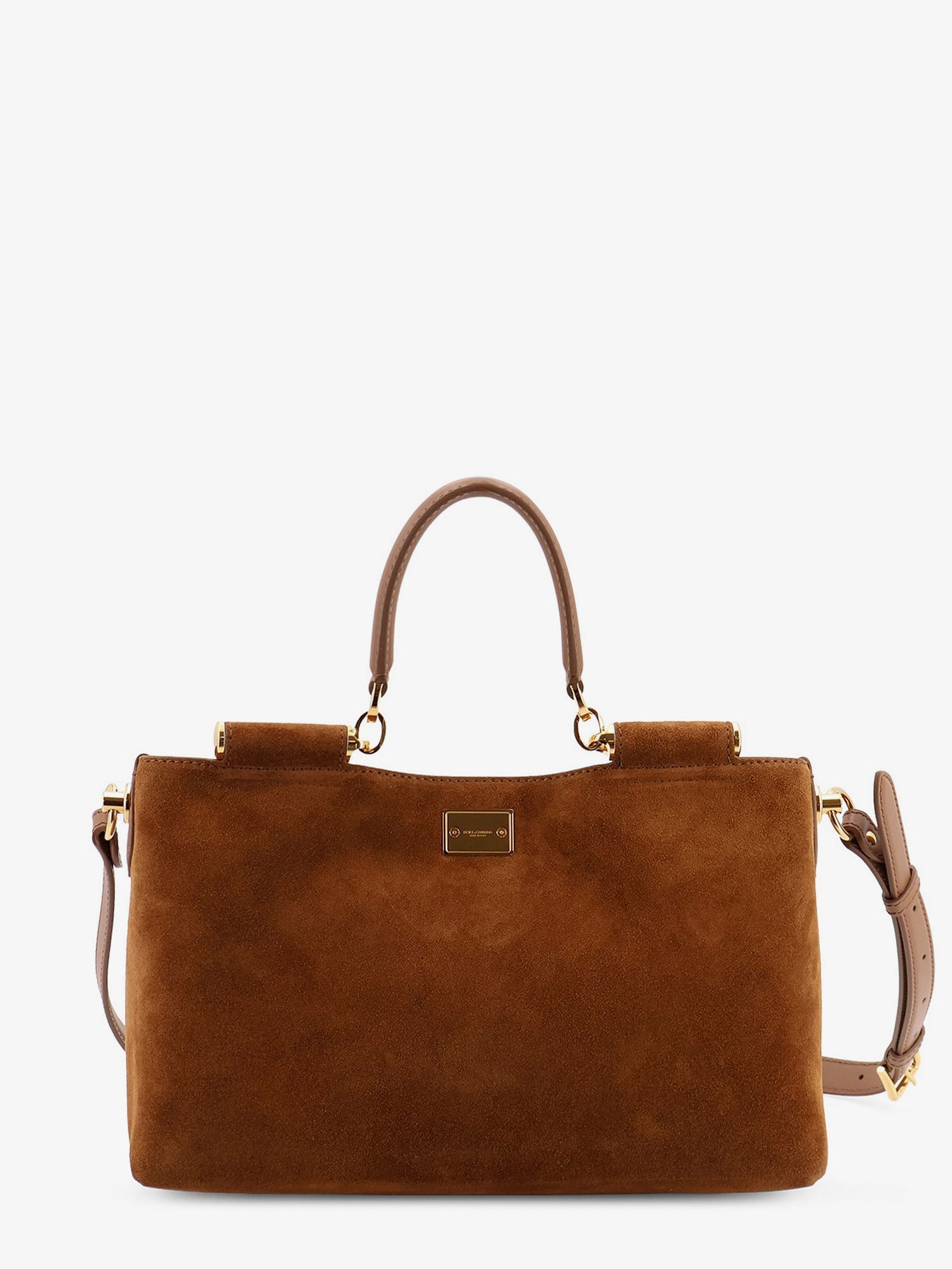 Dolce & Gabbana Vittoria Suede Crossbody Bag