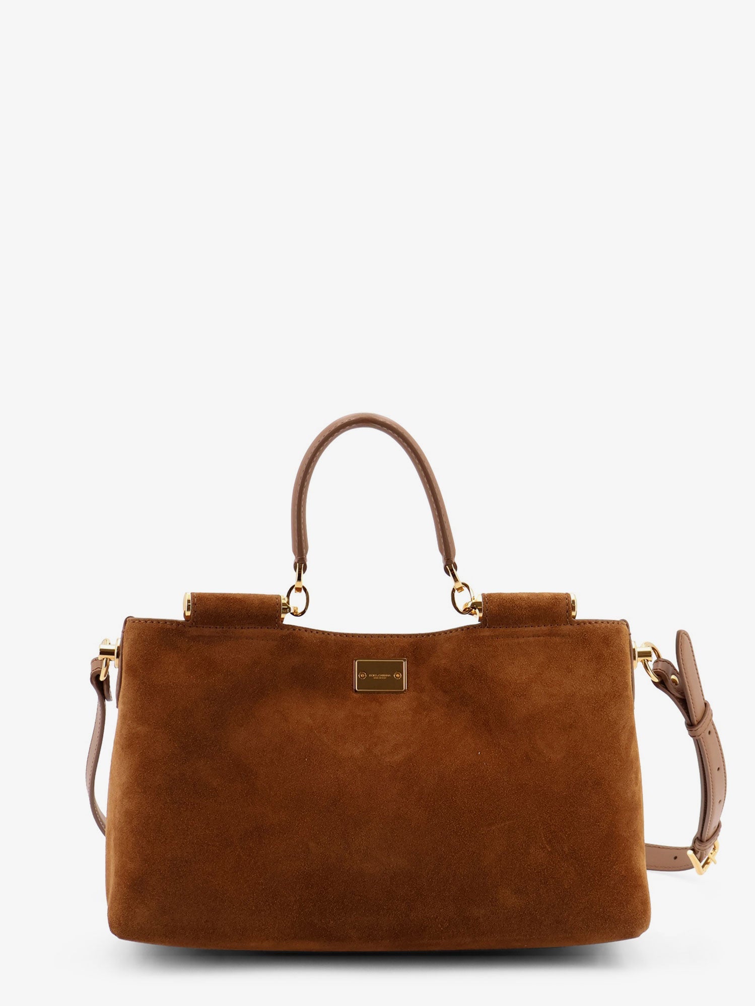 Dolce & Gabbana Vittoria Suede Crossbody Bag