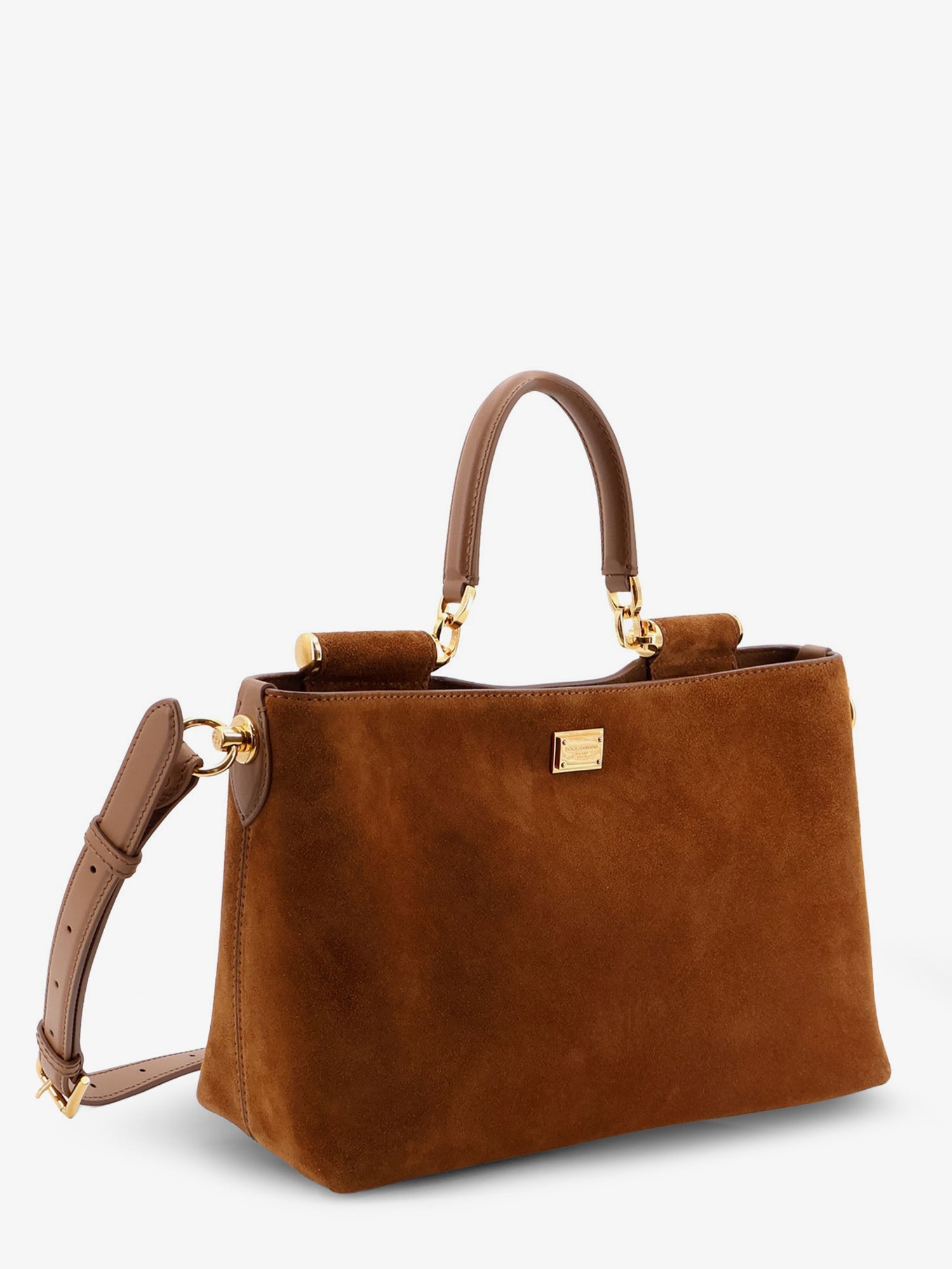 Dolce & Gabbana Vittoria Suede Crossbody Bag