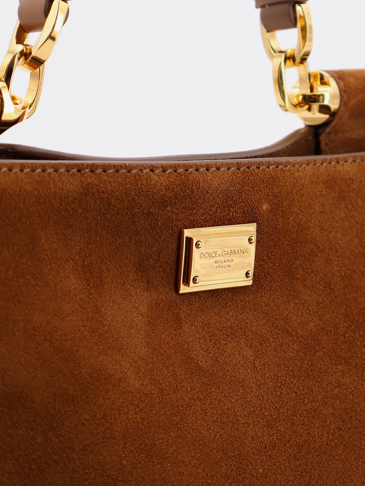 Dolce & Gabbana Vittoria Suede Crossbody Bag