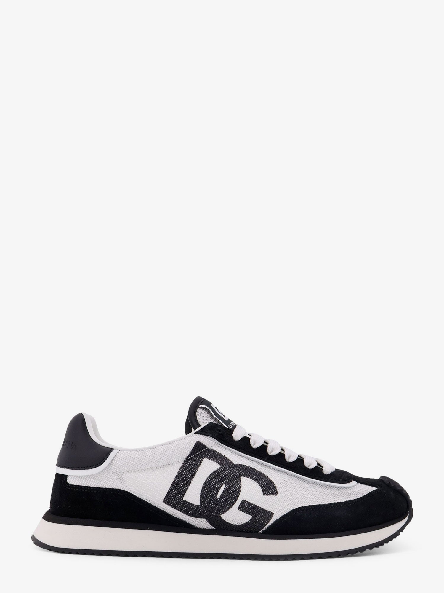 Dolce & Gabbana Dg Cushion Sneakers In Nylon With Suede Inserts