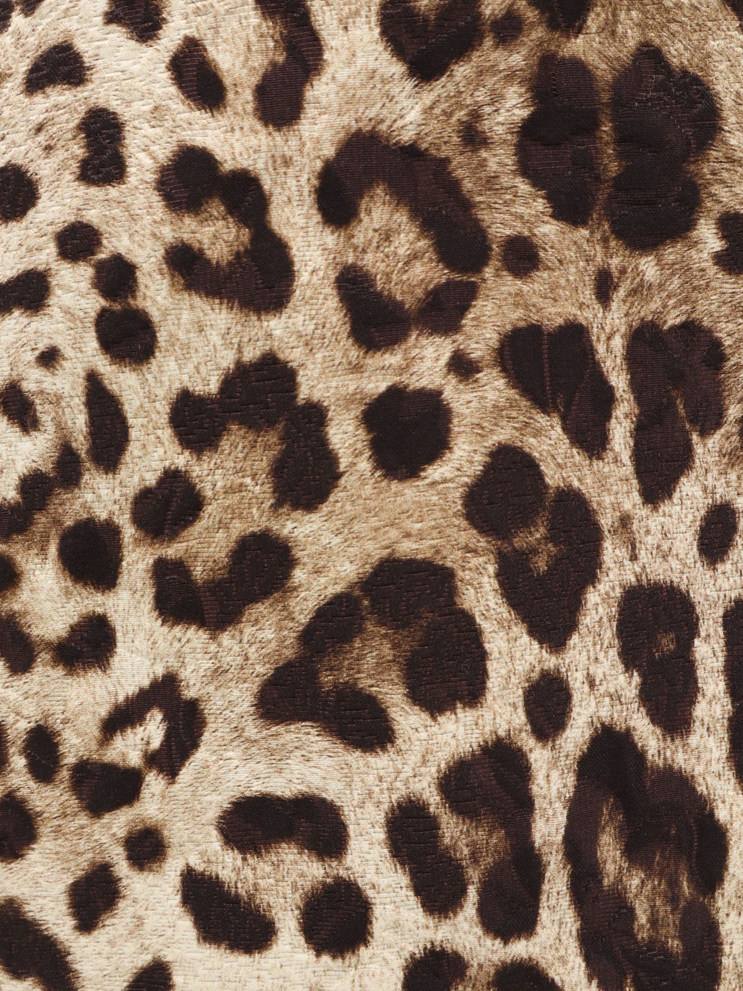 Dolce & Gabbana Cotton, Silk And Viscose Mini Skirt With Animal Motif