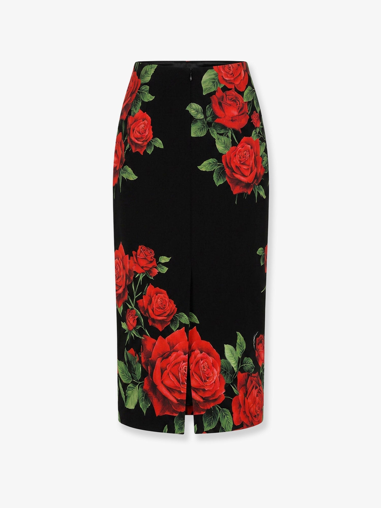 Dolce & Gabbana Stretch Silk Midi Skirt