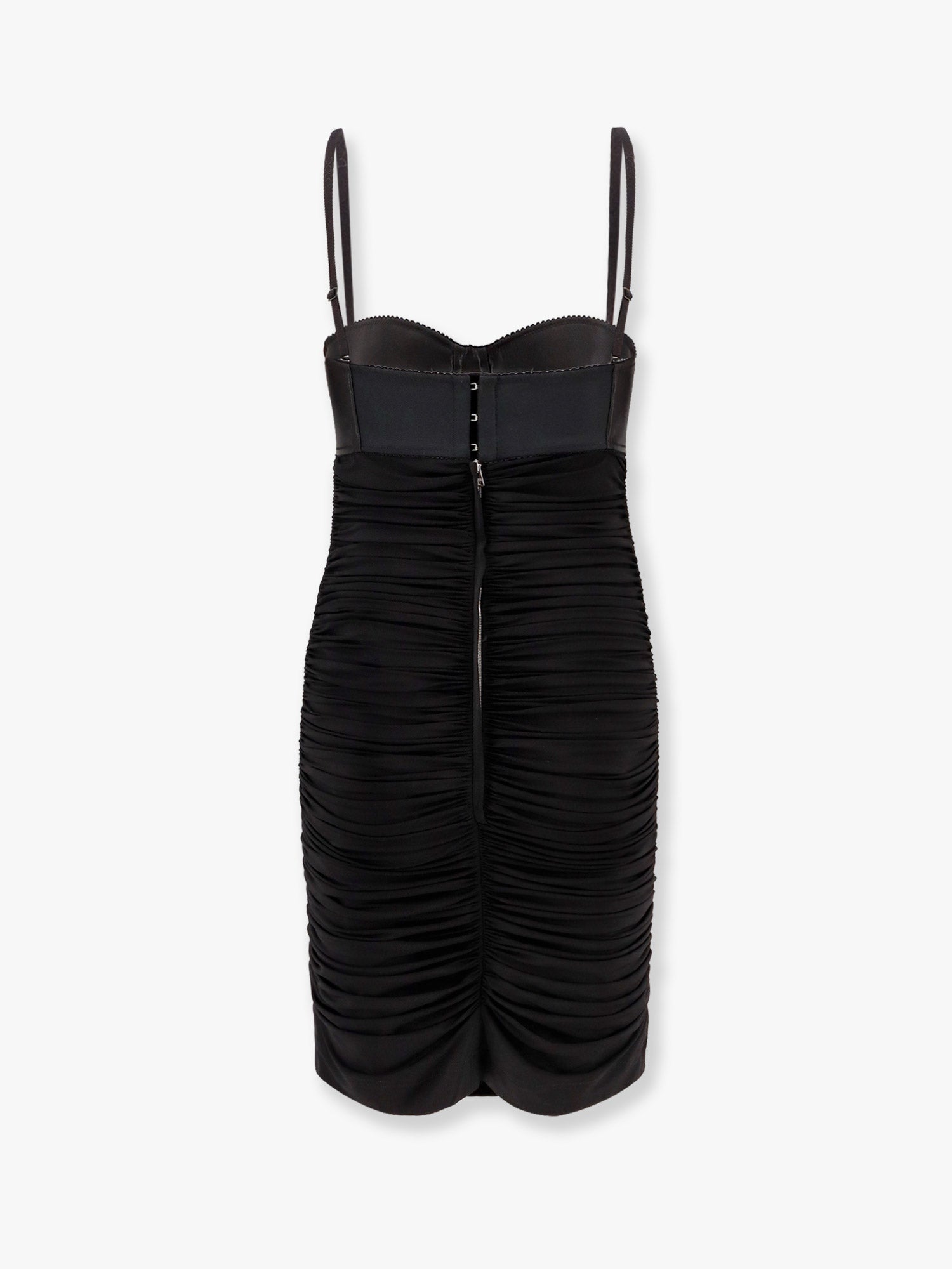 Dolce & Gabbana Viscose Blend Dress With Bra Detail