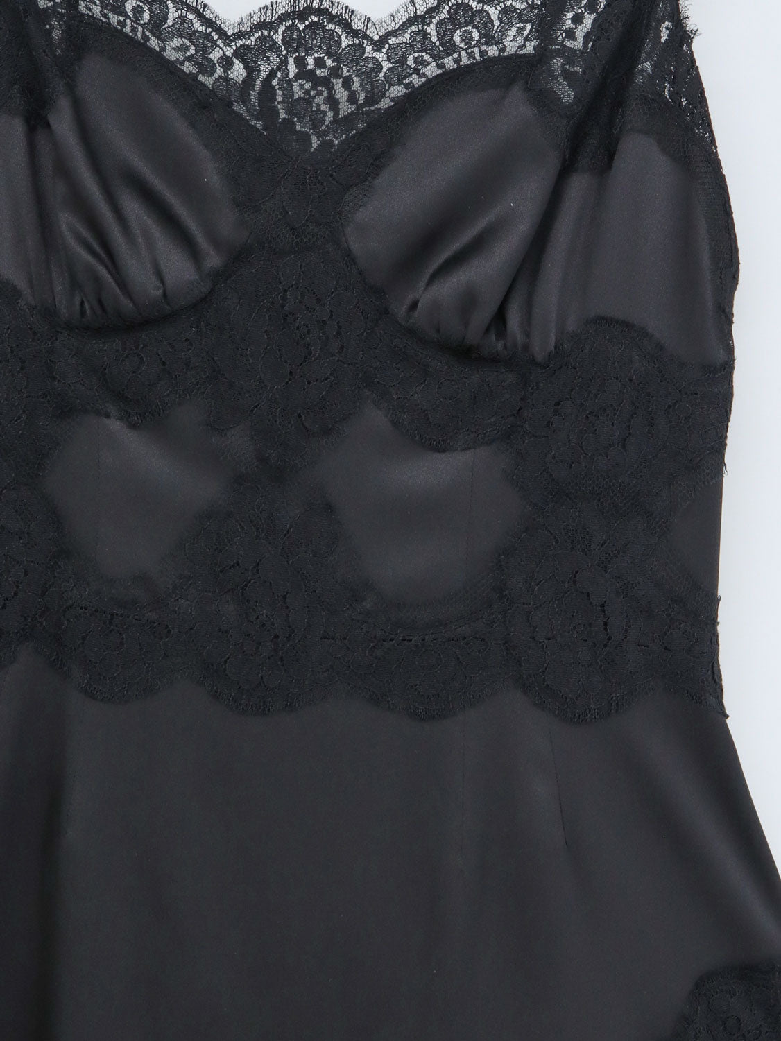 Dolce & Gabbana Slip Dress With Lace Details