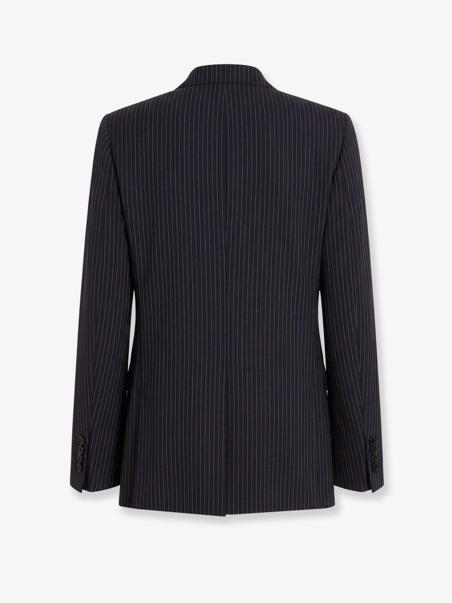 Dolce & Gabbana Martini Light Double-breasted Pinstriped Wool Blazer