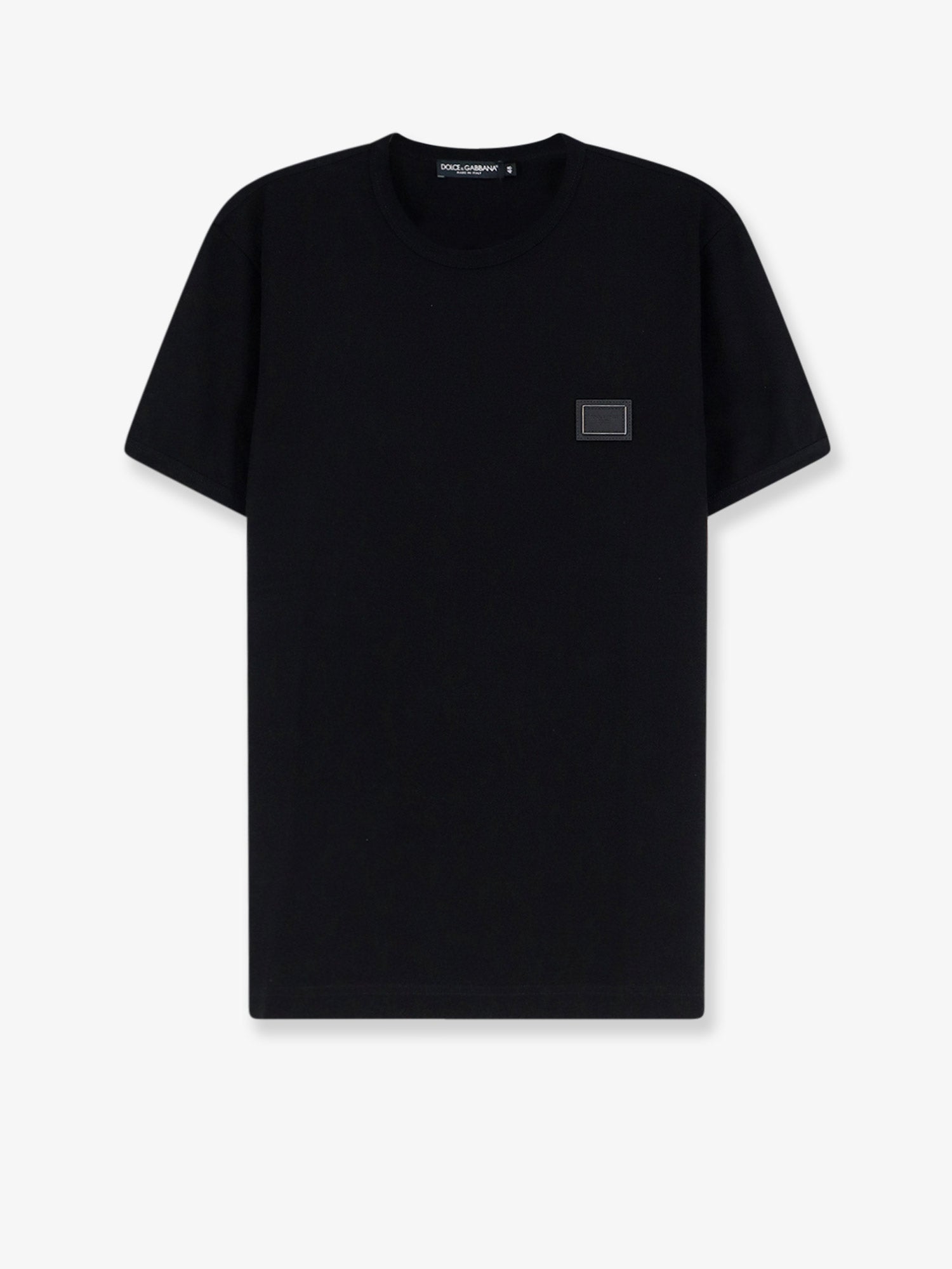 Dolce & Gabbana Cotton T-shirt With Iconic Detail