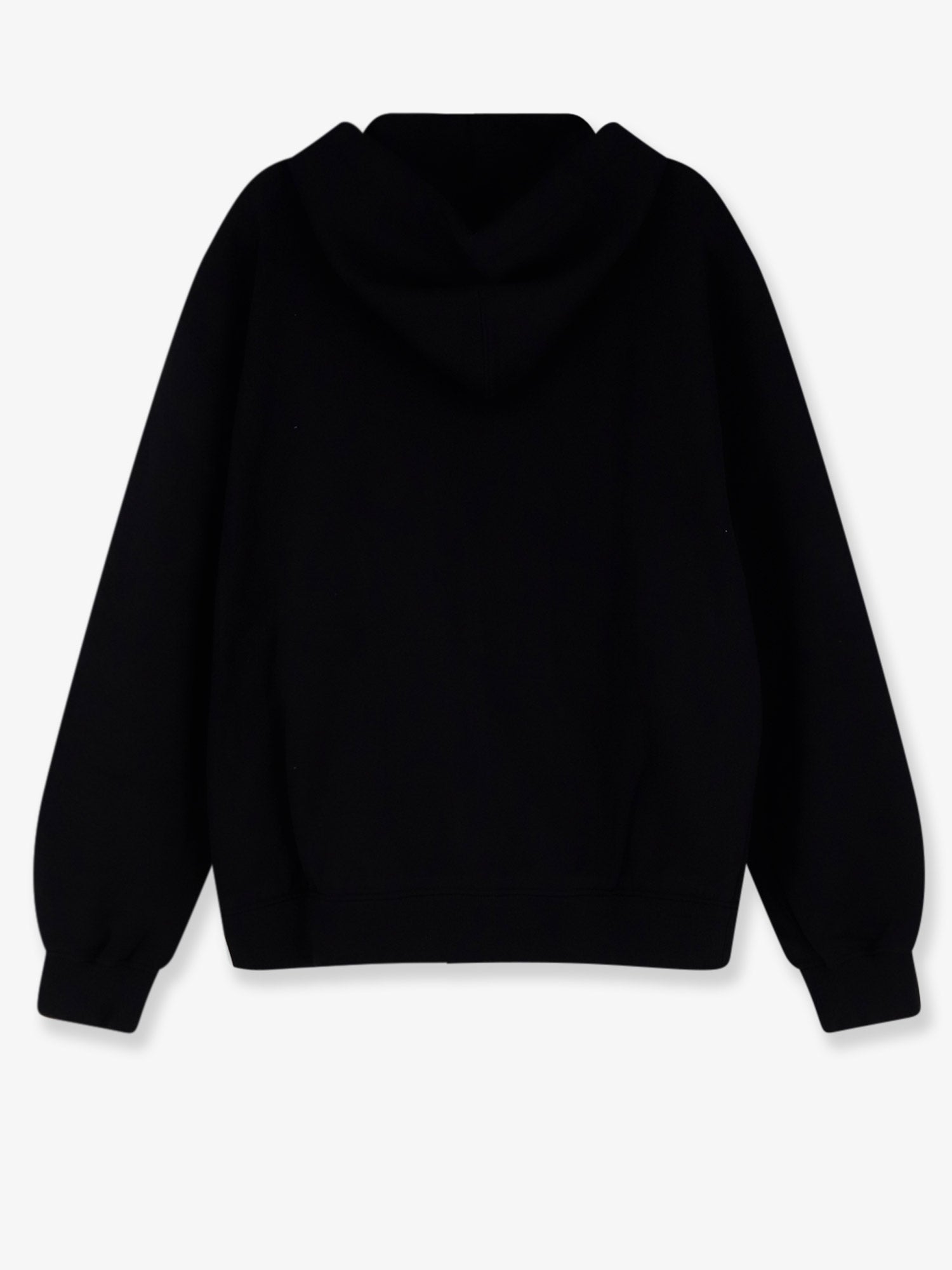 Dolce & Gabbana Cotton Sweatshirt With Metal Logo Patch