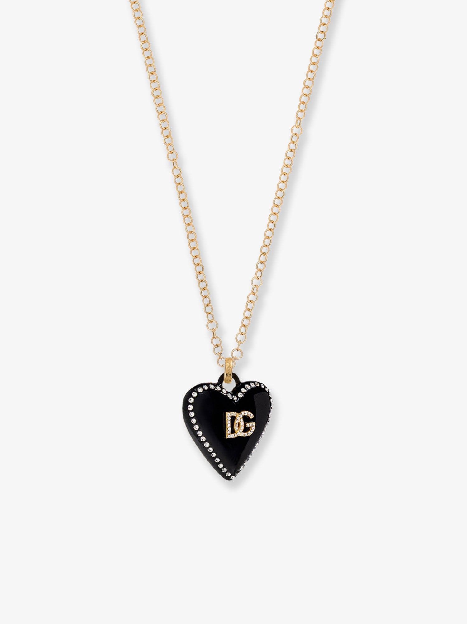 Dolce & Gabbana Metal Necklace With Rhinestones