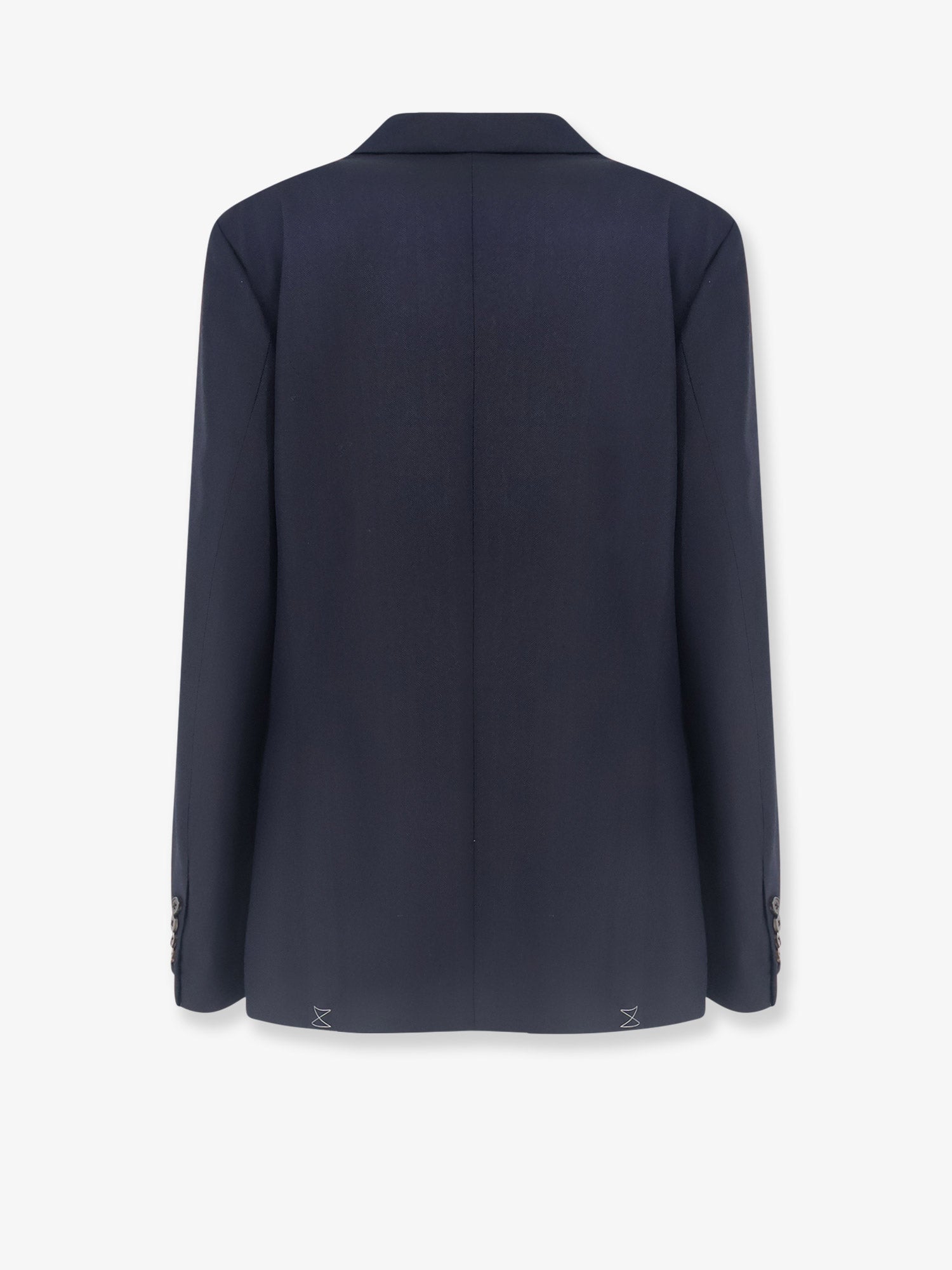 Dries Van Noten Barrysta Wool Blazer With Gold Embroidery