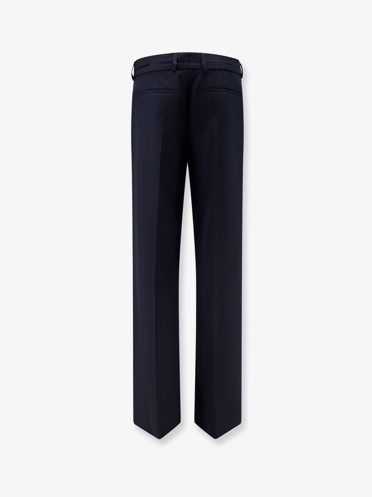 Dries Van Noten Presta Wool Trousers With Belt