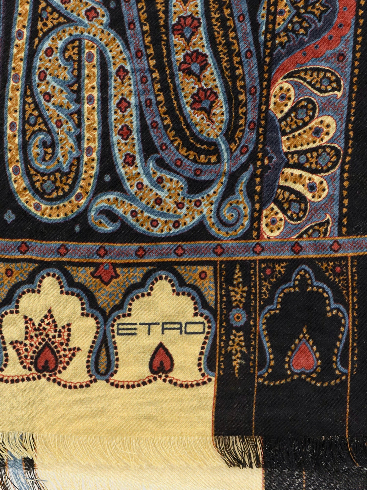 Etro Wool And Silk Scarf