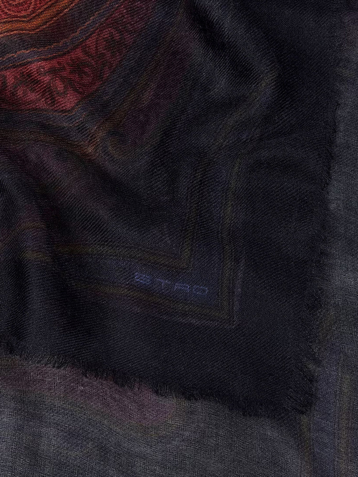 Etro Wool, Cashmere And Silk With Dégradé Motif