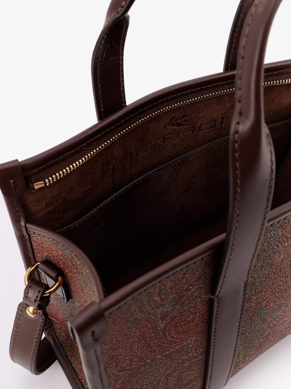 Etro Arnica S Paisley Fabric Handbag With Shoulder Strap
