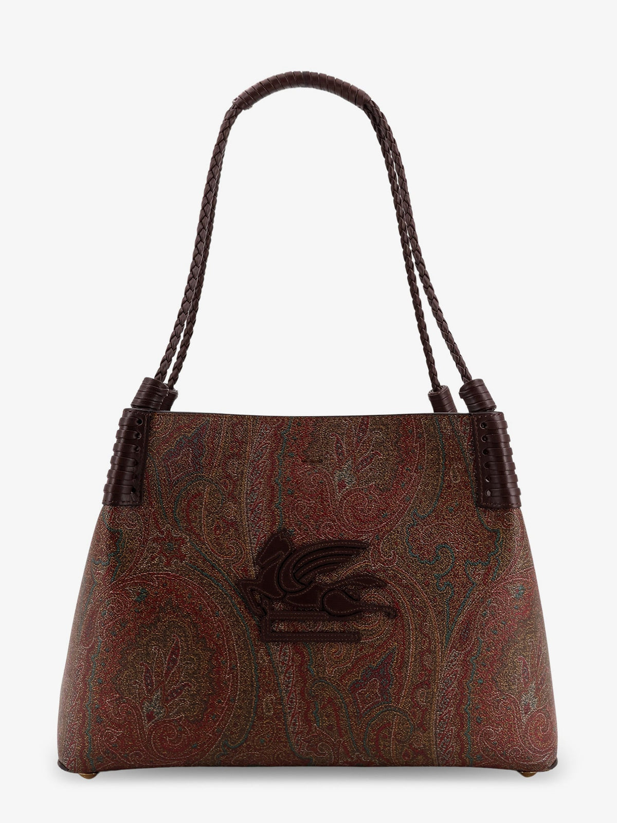 Etro Libra M Arnica Paisley Fabric Shopping Bag