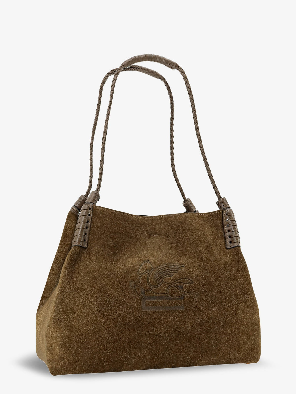Etro Libra S Arnica Suede Shopping Bag