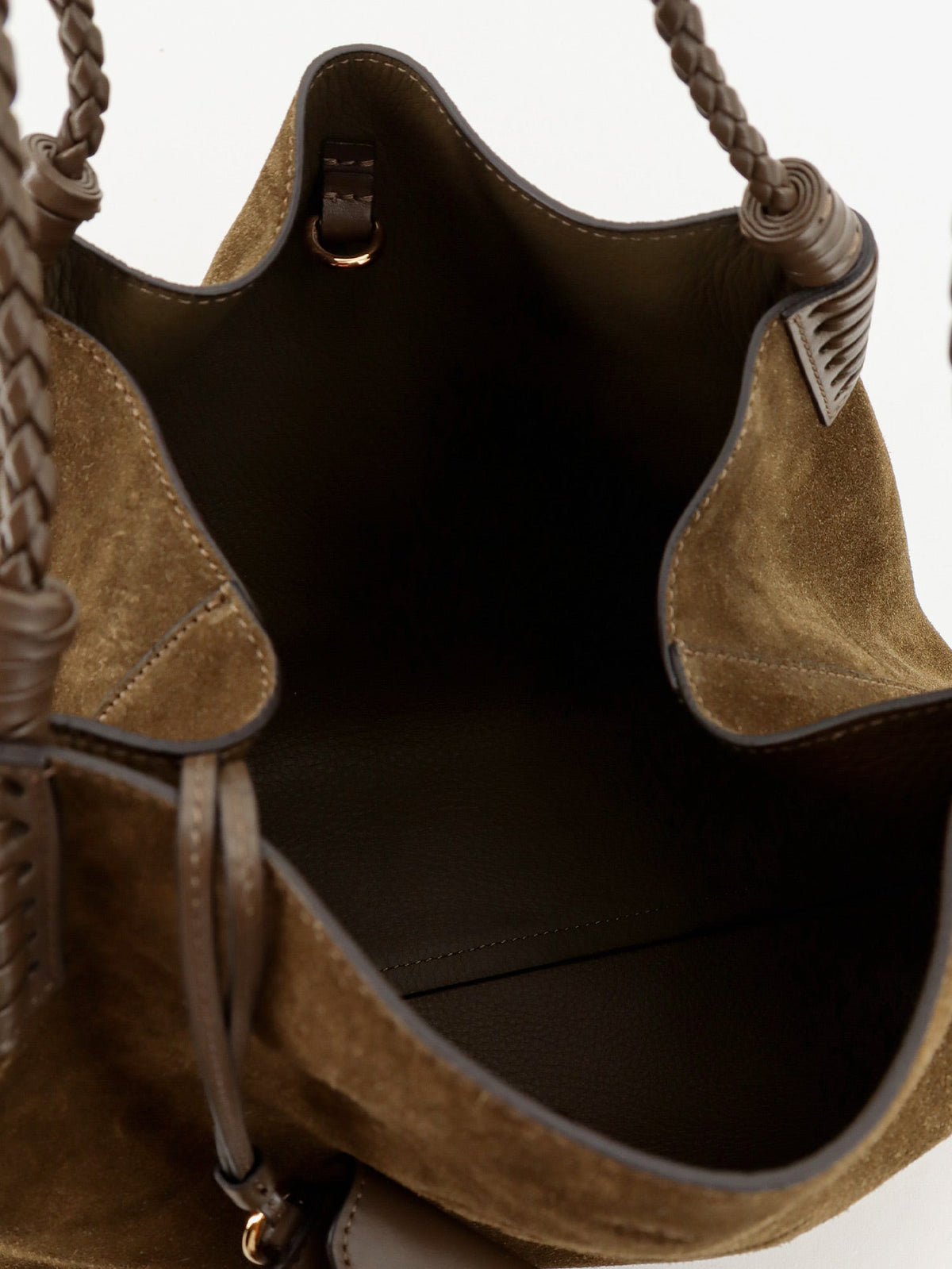 Etro Libra S Arnica Suede Shopping Bag