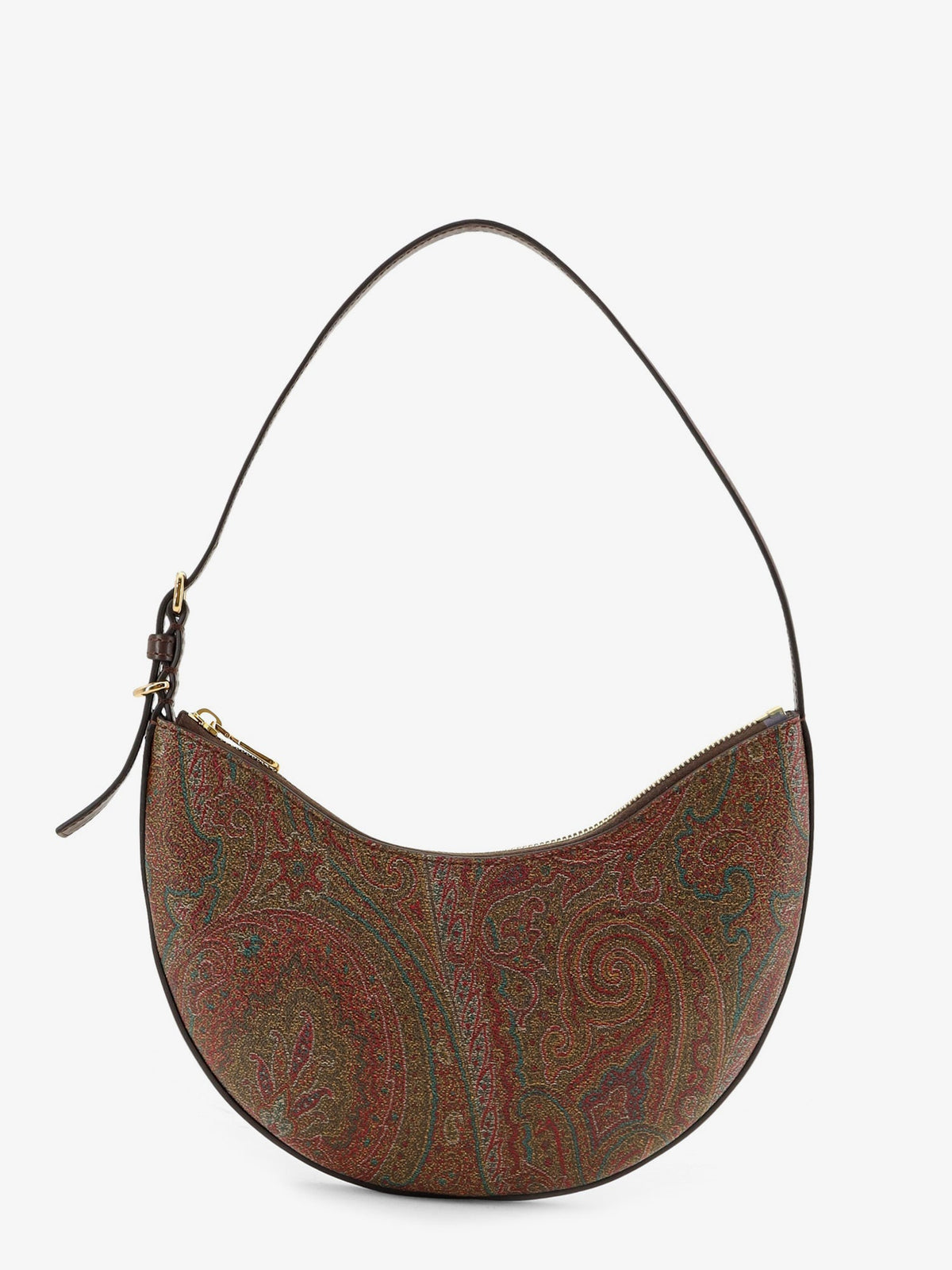 Etro Etro Essential S Arnica Hobo Shoulder Bag In Paisley Jacquard Fabric