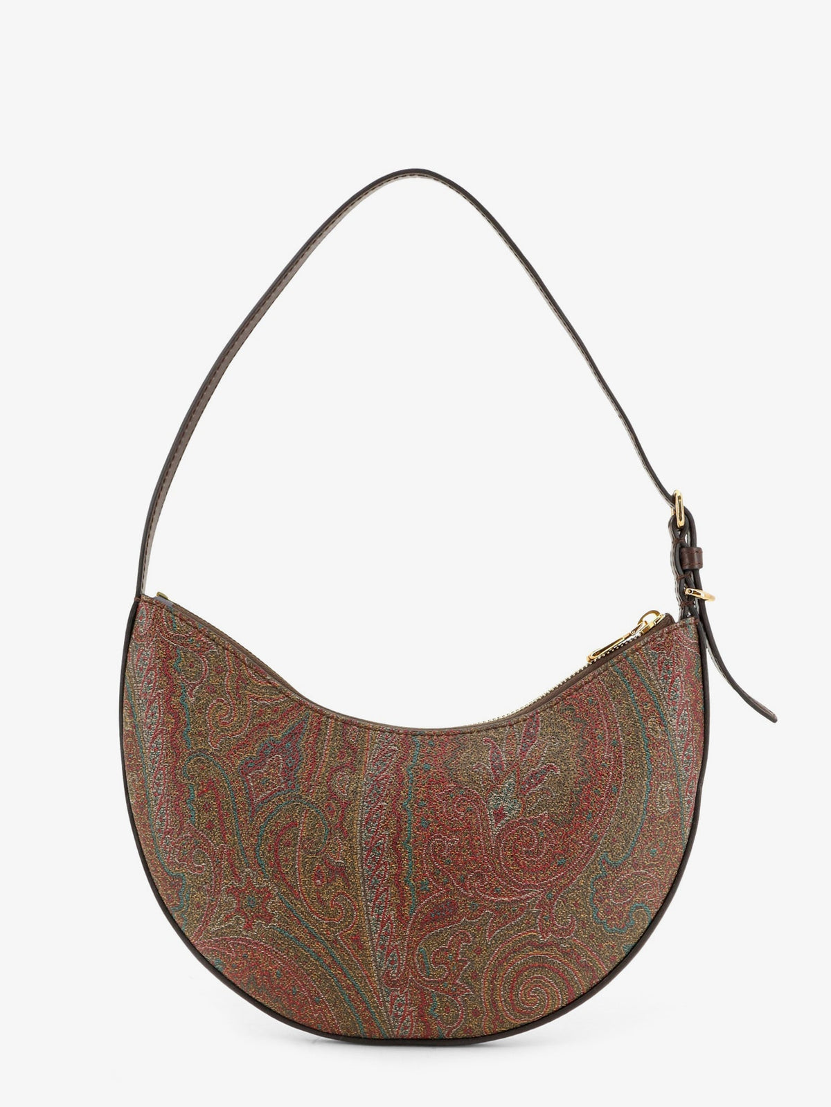 Etro Etro Essential S Arnica Hobo Shoulder Bag In Paisley Jacquard Fabric