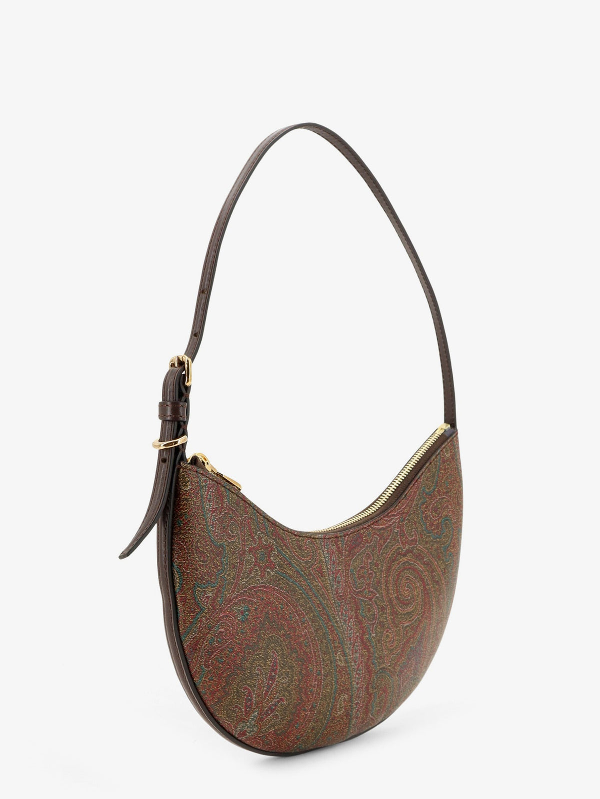 Etro Etro Essential S Arnica Hobo Shoulder Bag In Paisley Jacquard Fabric