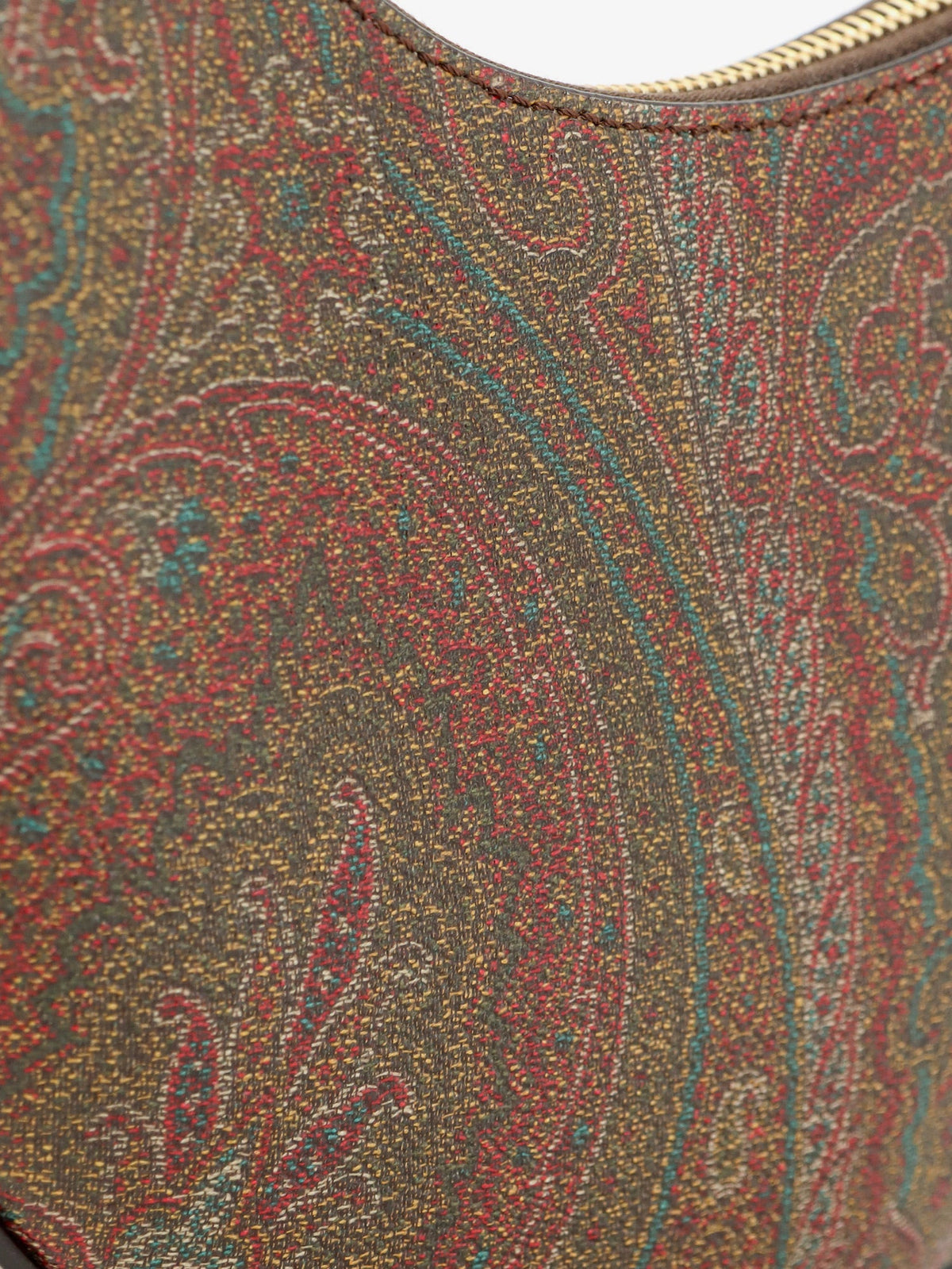 Etro Etro Essential S Arnica Hobo Shoulder Bag In Paisley Jacquard Fabric