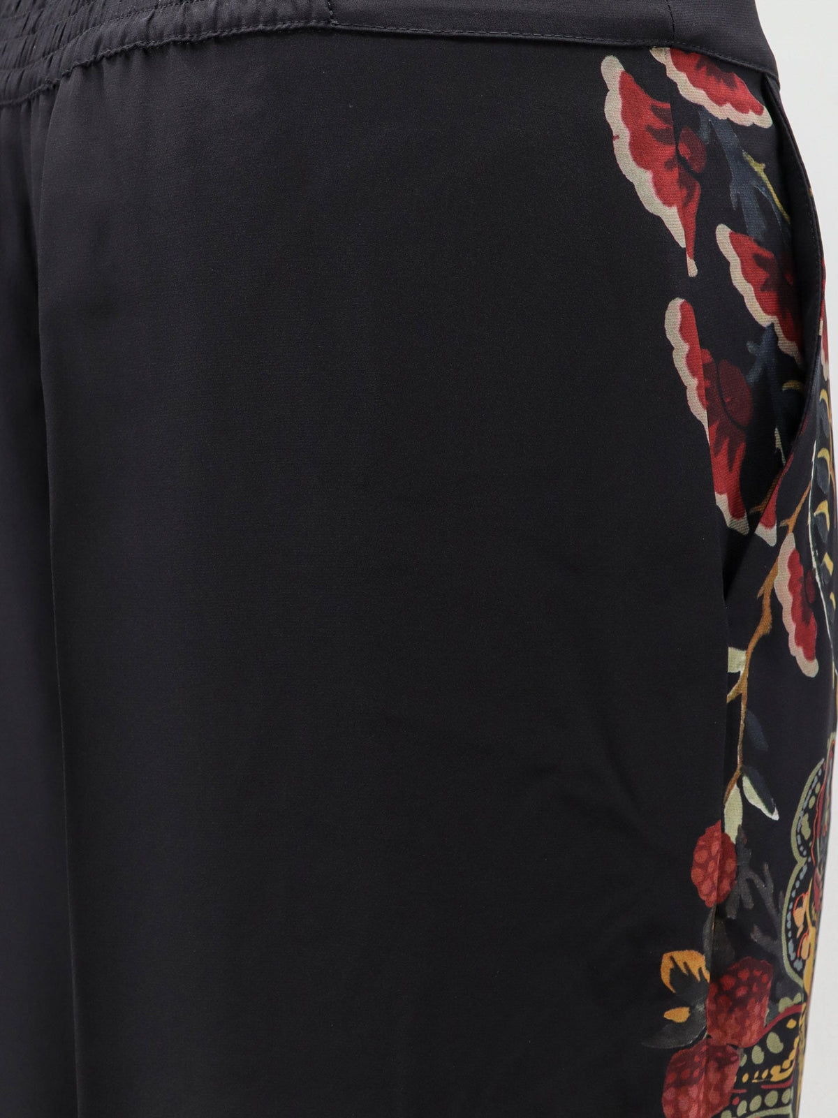 Etro Silk Trousers With Paisley Pattern