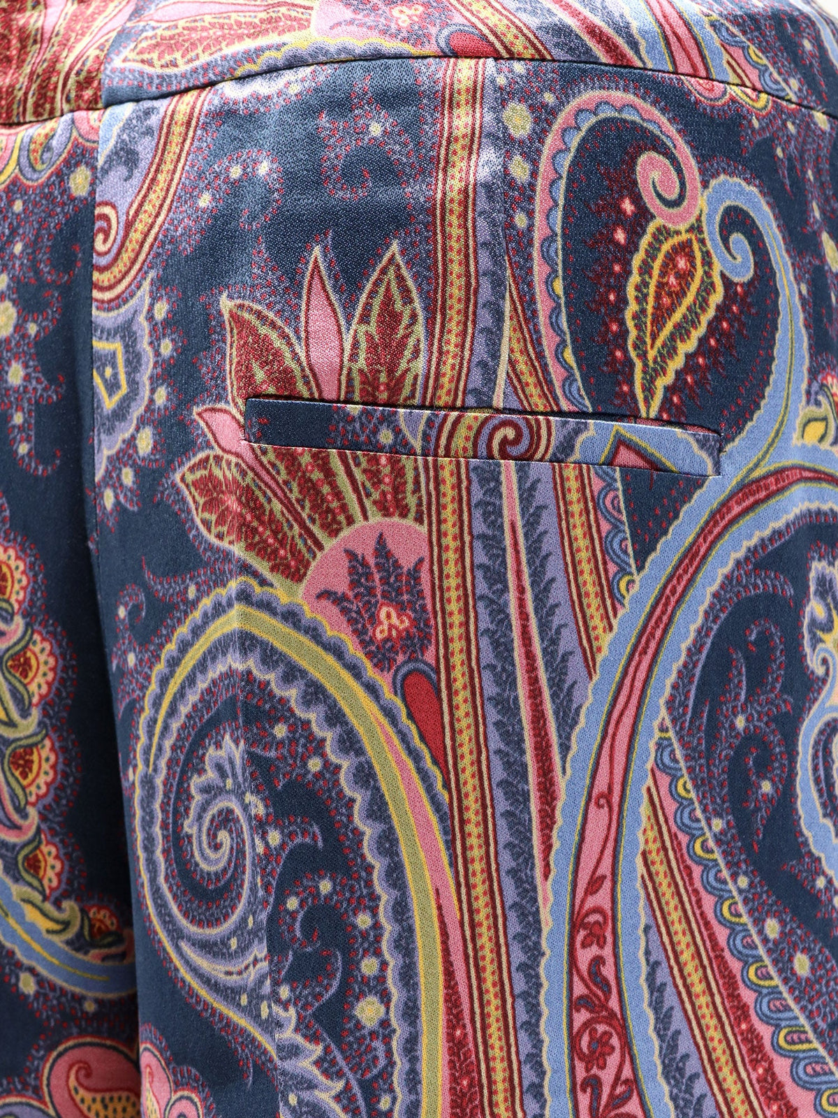 Etro Wide-leg Trousers With Paisley Pattern