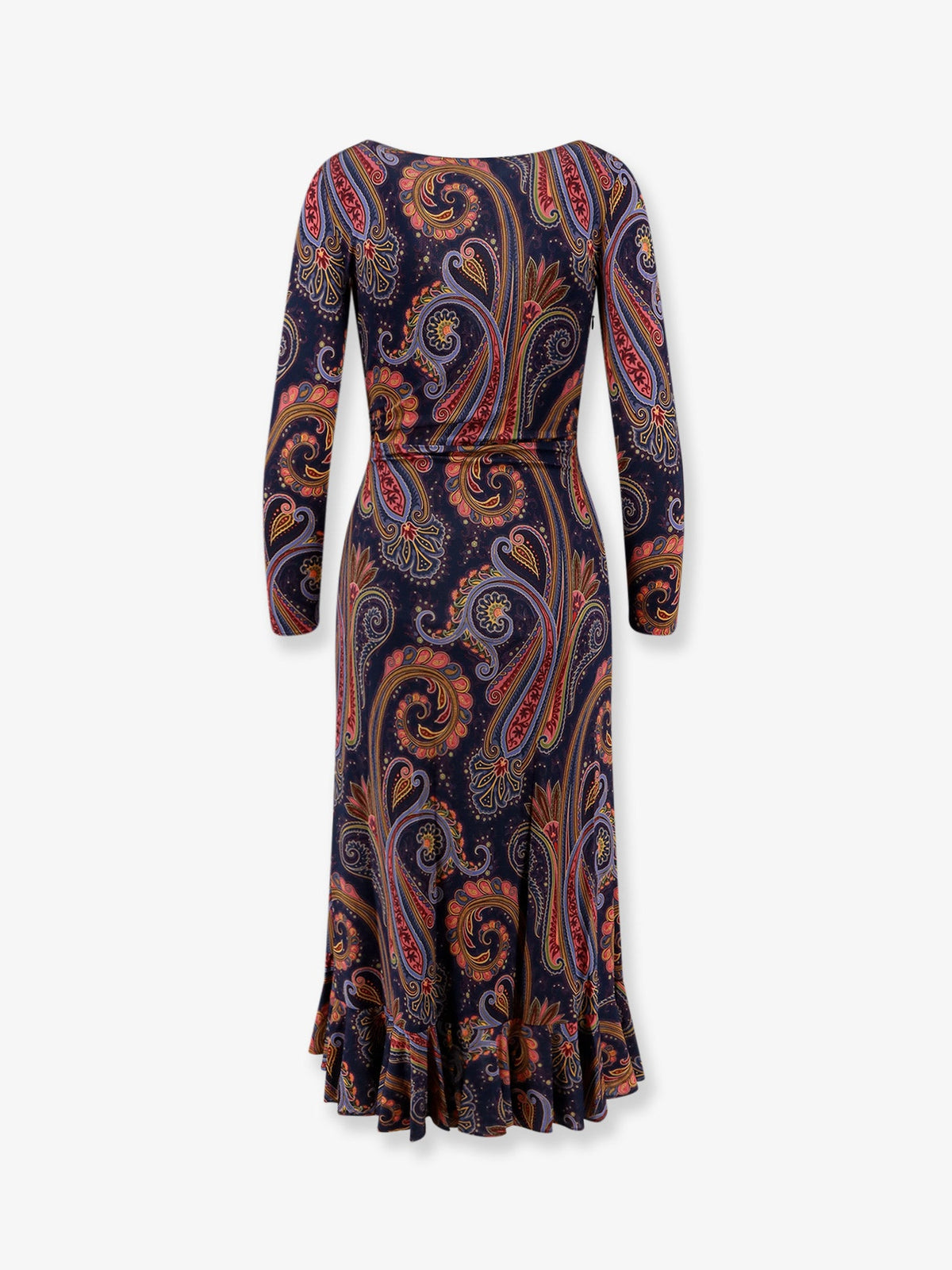 Etro Stretch Viscose Dress With Iconic Pattern