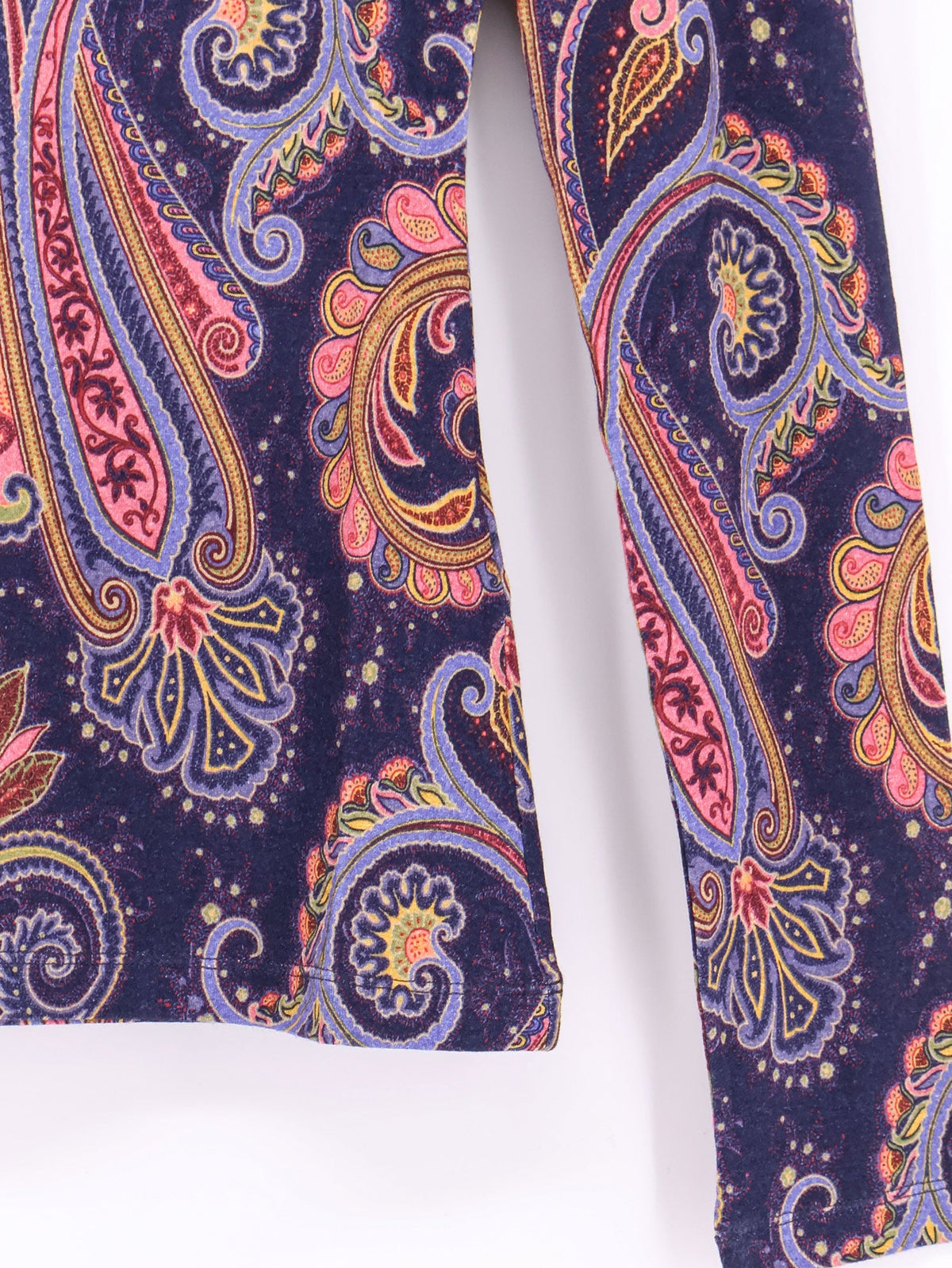 Etro Paisley Viscose And Wool T-shirt