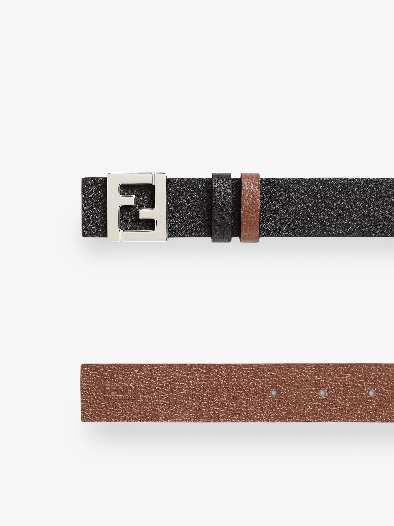 Fendi Reversible Leather Belt