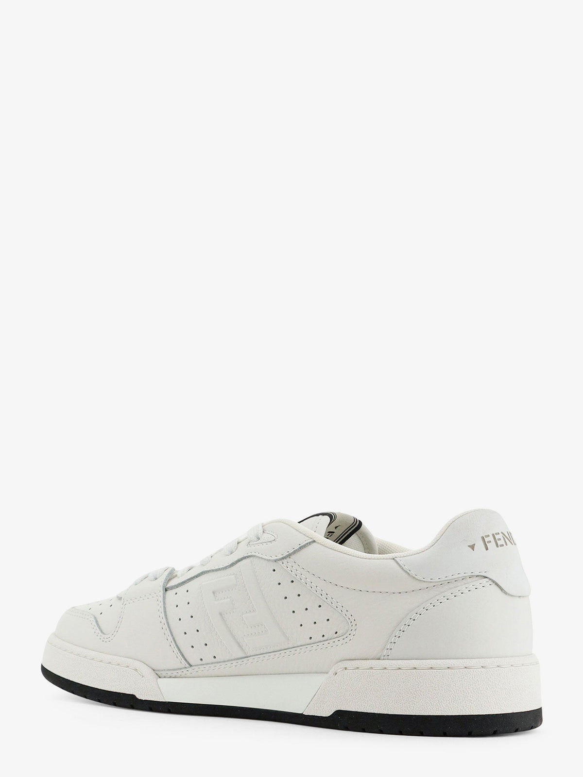 Fendi Match Leather Sneakers With Ff Monogram