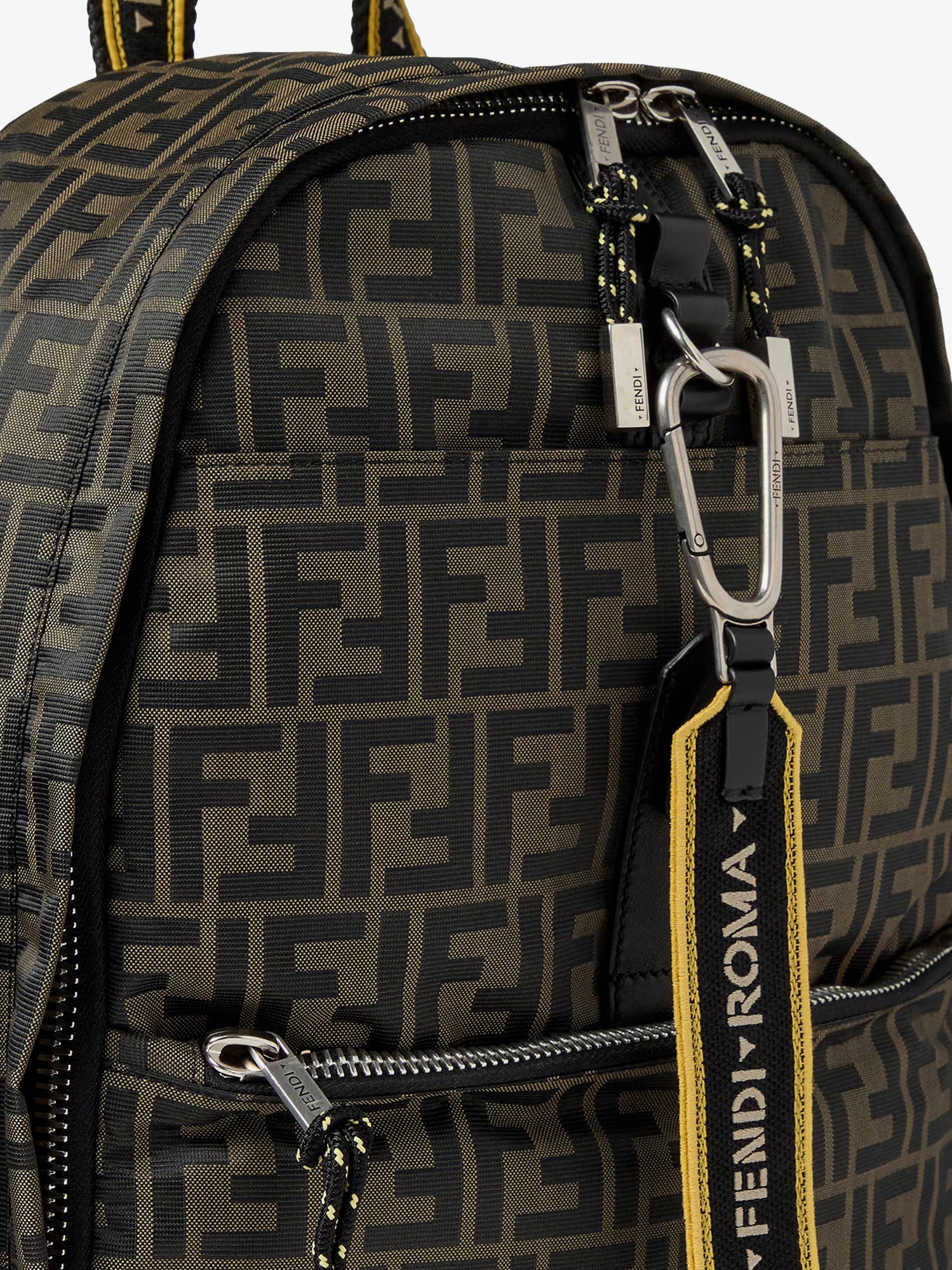 Fendi Climb Ff Zucca Technical Fabric Backpack